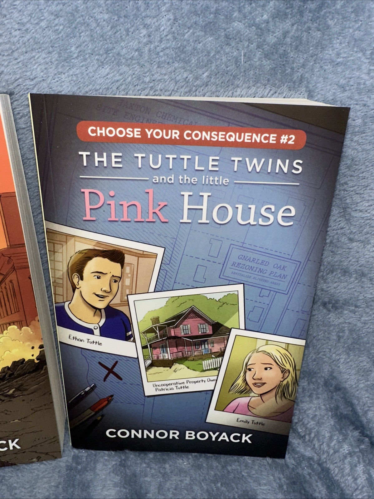Lot of 2 The Tuttle Twins Choose Your Consequence Books 1 & 2 Connor Boyack