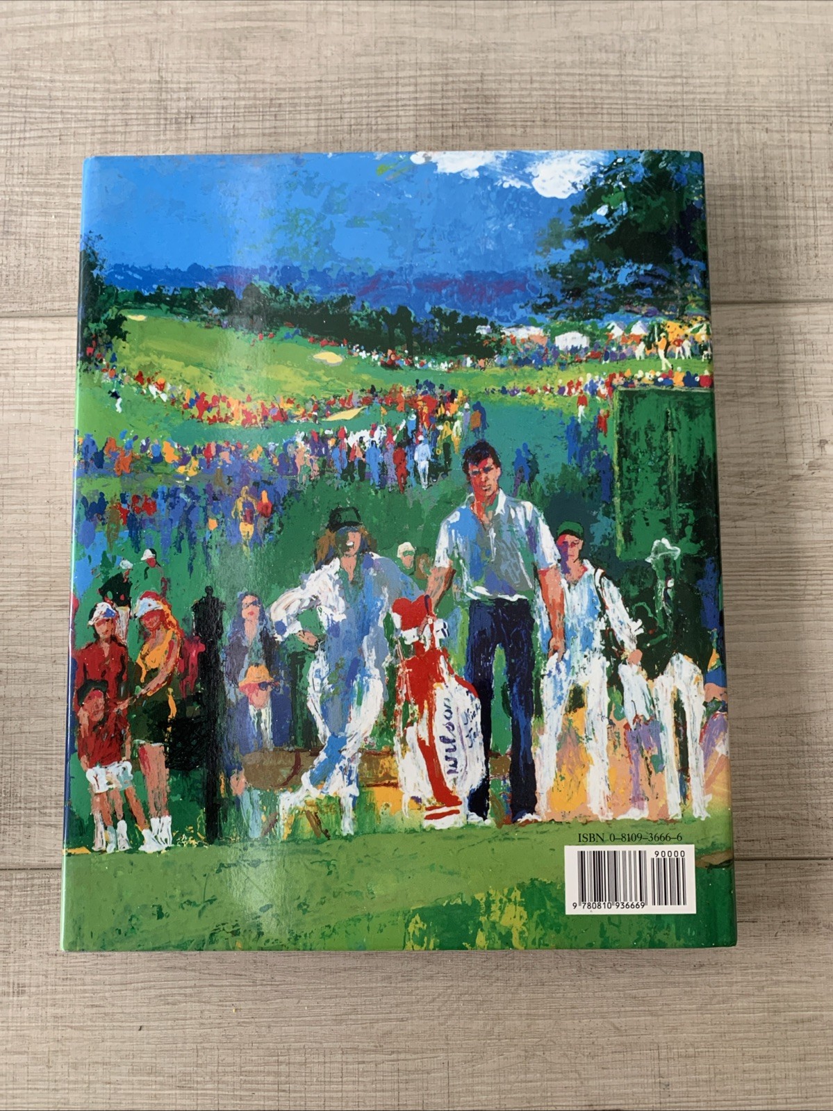 Leroy Neiman Signed Ist Ed 1992 HC Big Time Golf Full Color Famous Golfers New