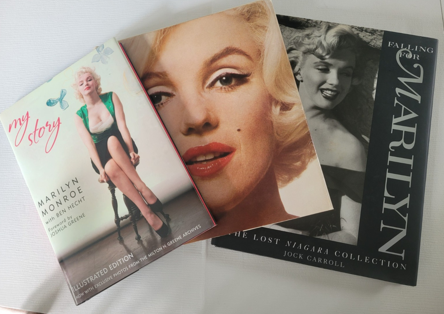 Marilyn Monroe Book Lot Norman Mailer Ben Hecht Jock Carroll HC DJ Vintage Film