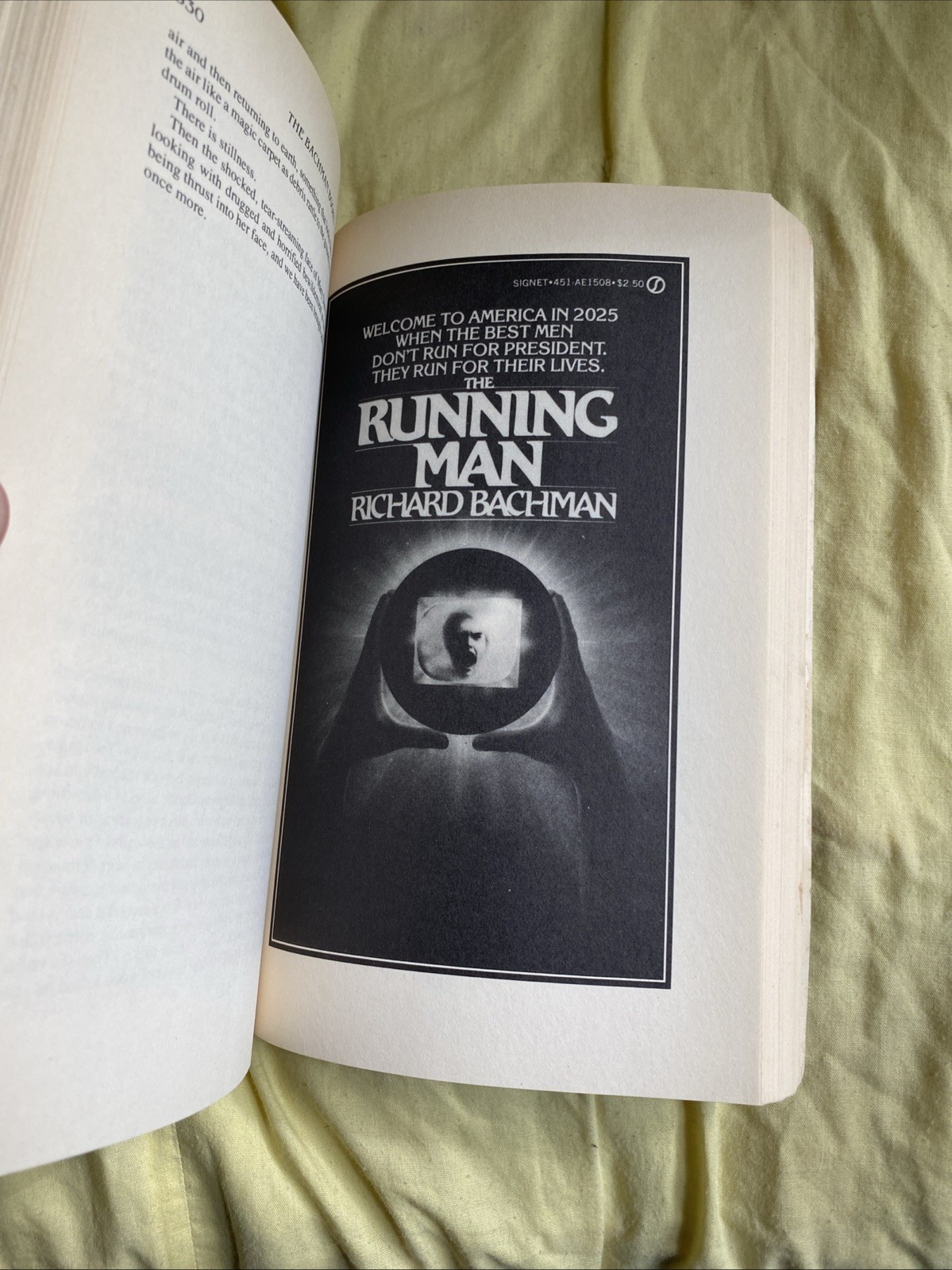 The Bachman Books by Stephen King (1st Plume Omnibus Printing, 1985)