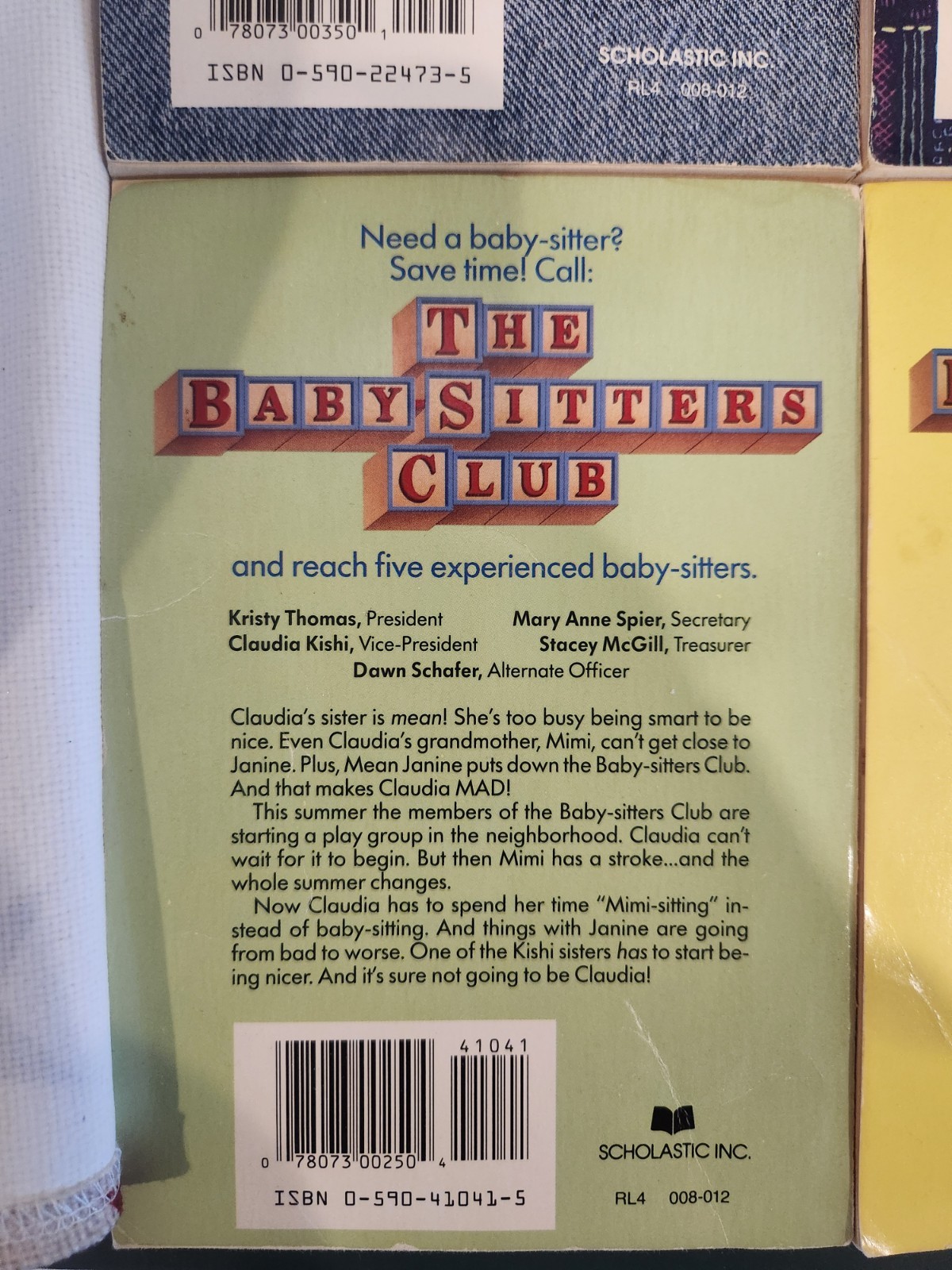 The Baby-Sitters Club Books #1-5, 7-9, Notebook & BSC by Ann M. Martin Paperback