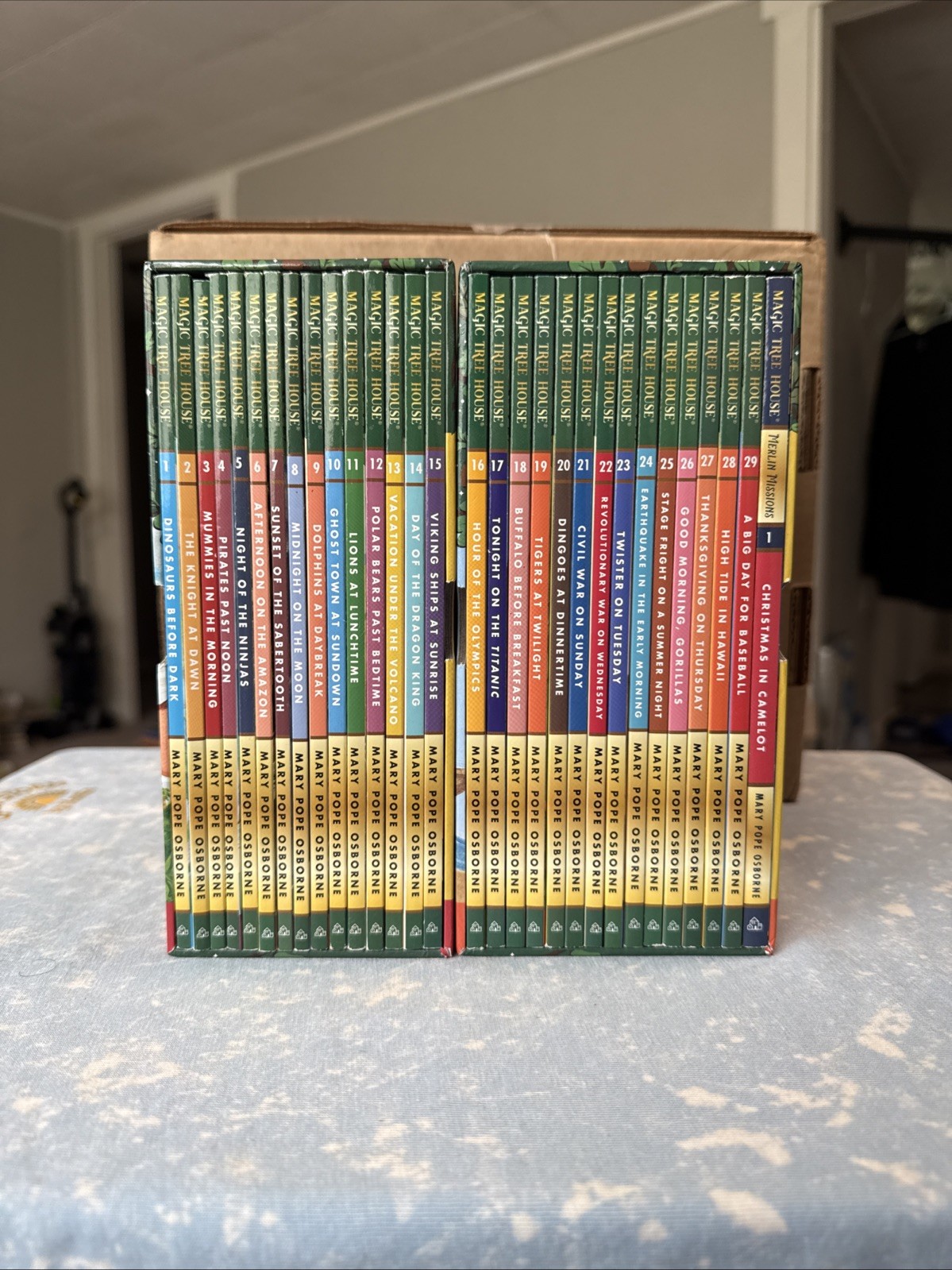 Magic Tree House Collection #1 & #2 Box Set by Mary Pope Osborne Books 1-29