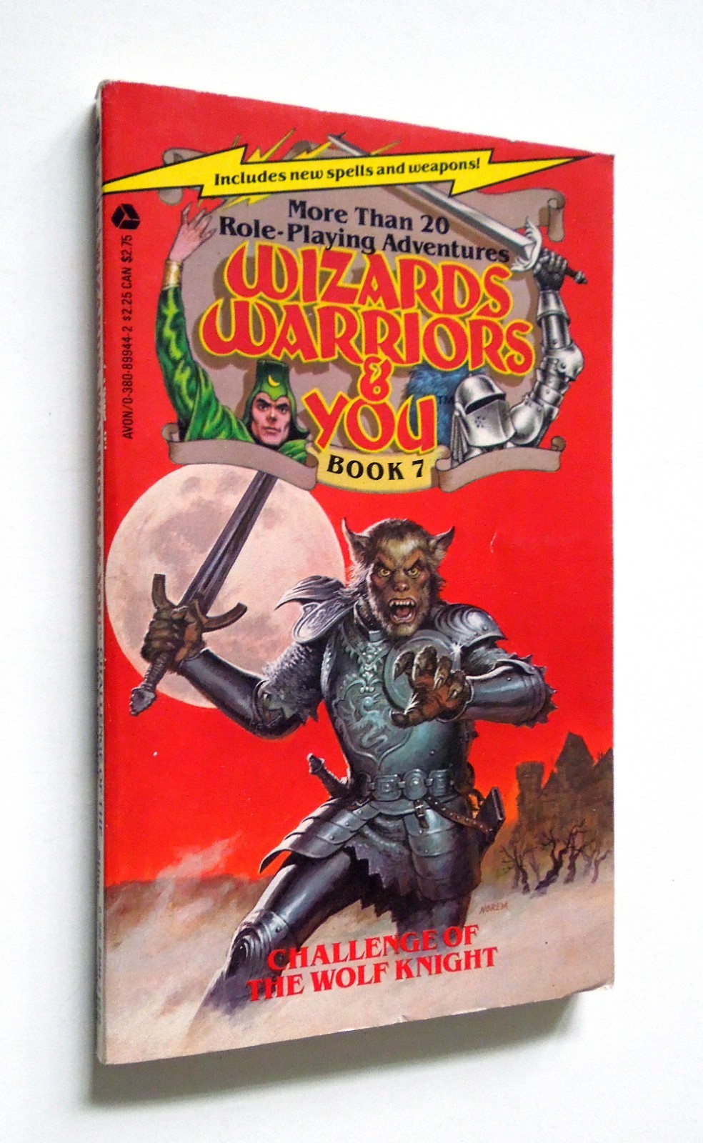 Wizards Warriors and You, Book 7: Challenge of the Wolf Knight – R.L. Stine, sc