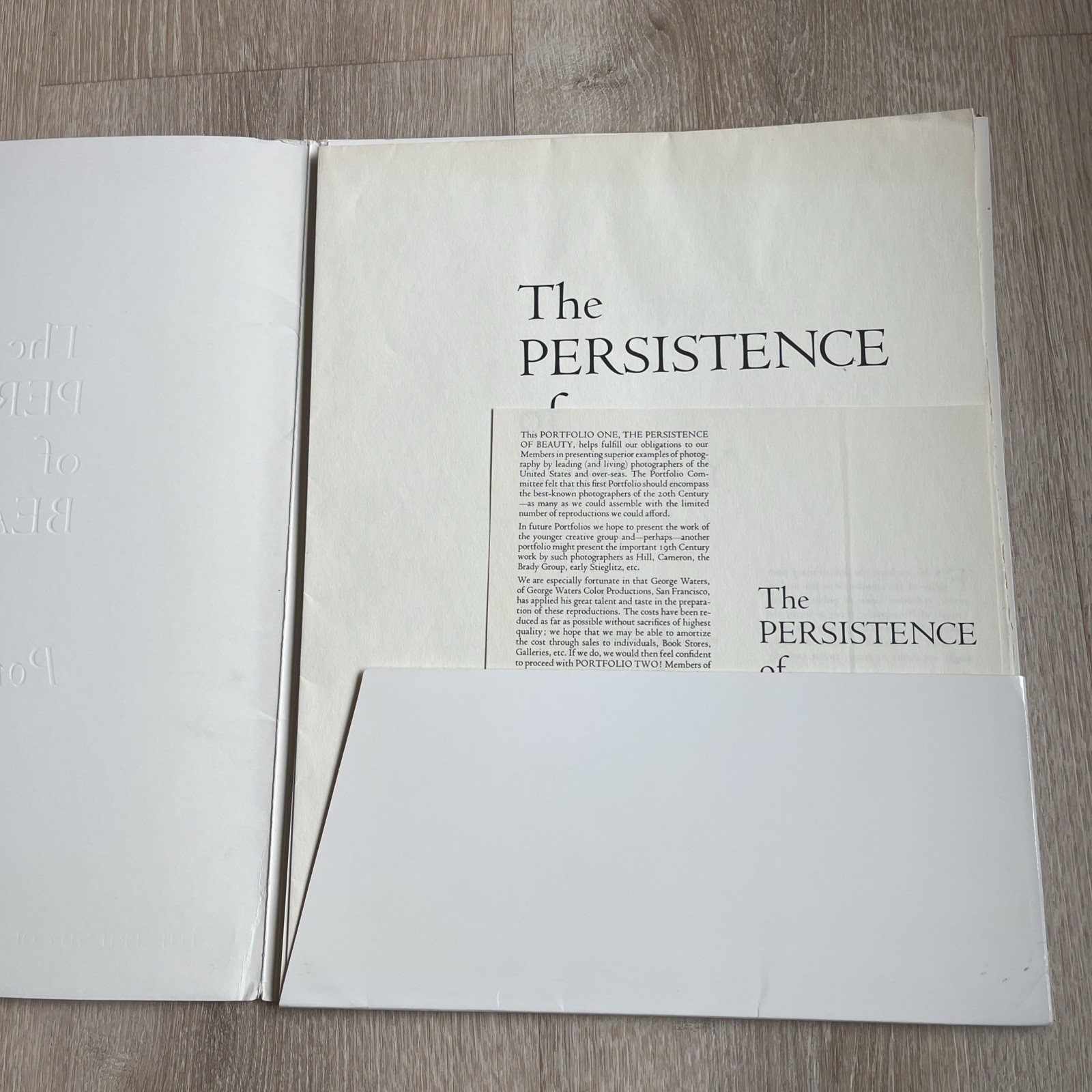 1969 Ansel Adams’ Friends of Photography 1st Portfolio The Persistence of Beauty