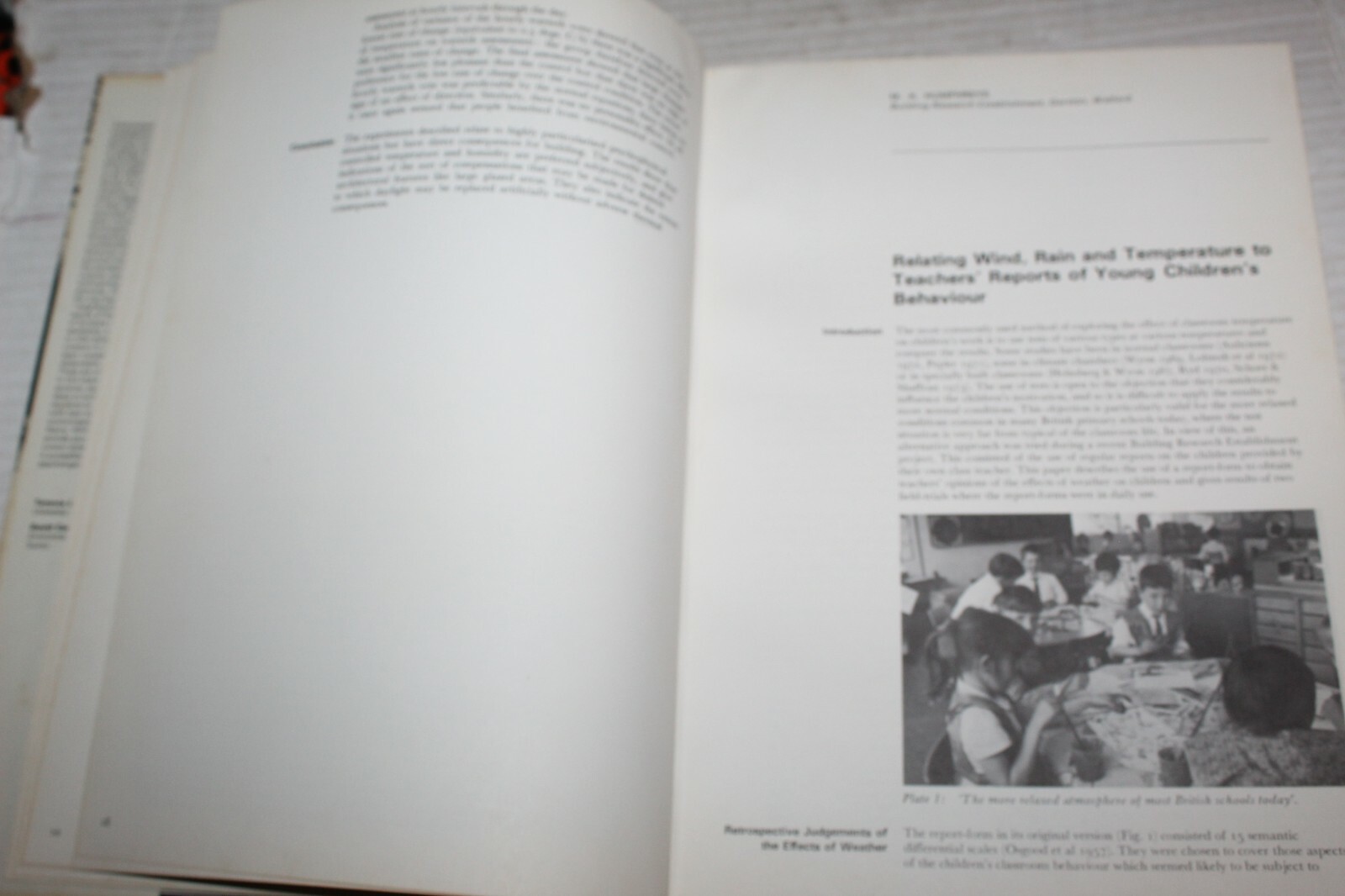 Psychology and The Built Environment By David Canter Terence Lee HC Book 1974