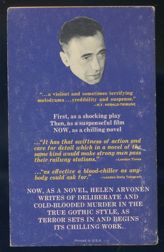 The Two Mrs. Carrolls by Helen Arvonen-Bogart Paperback Movie Tie-In-1967