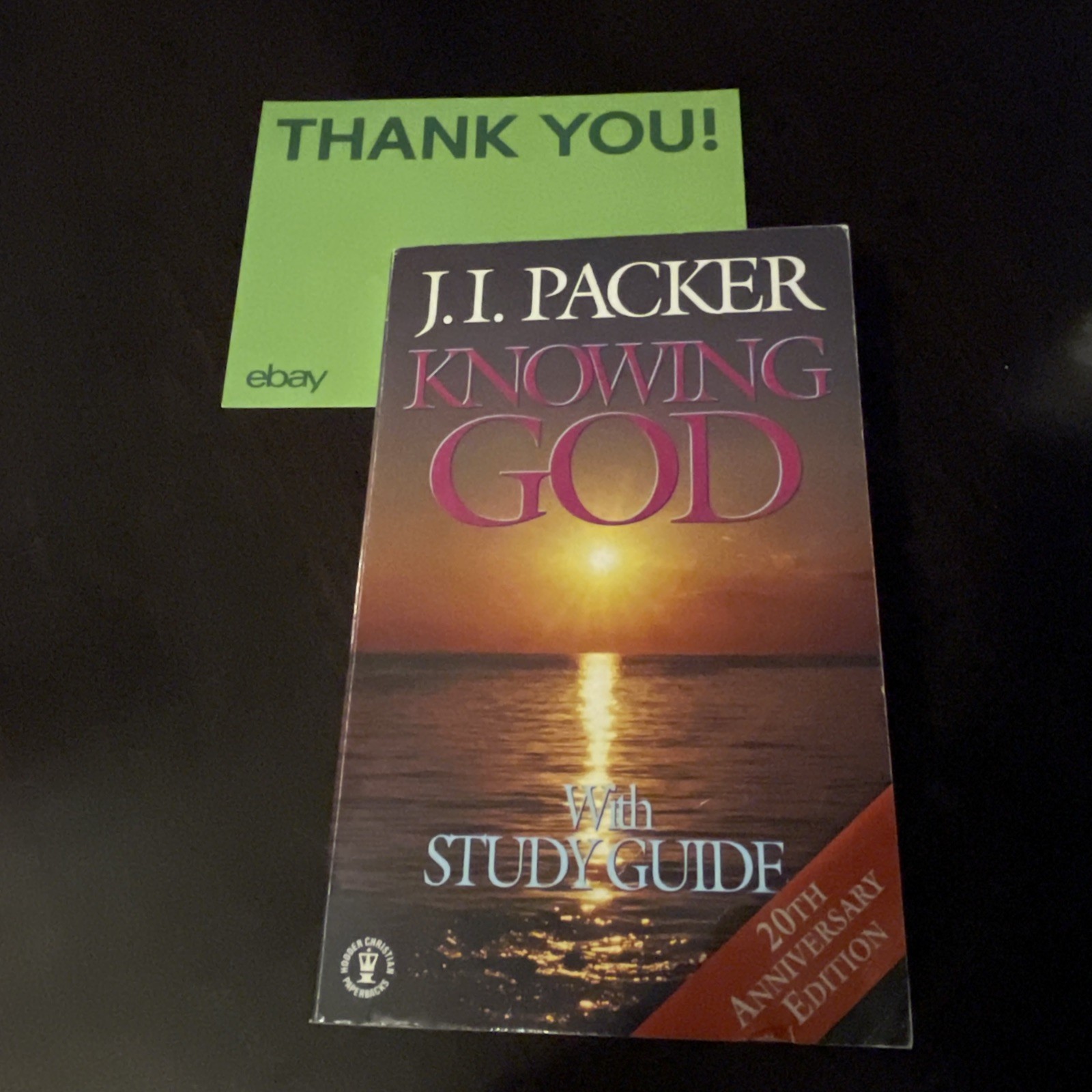 Signed By JI Packer – 1993 Knowing God Anniversary Edition Paper Back Signed J.I