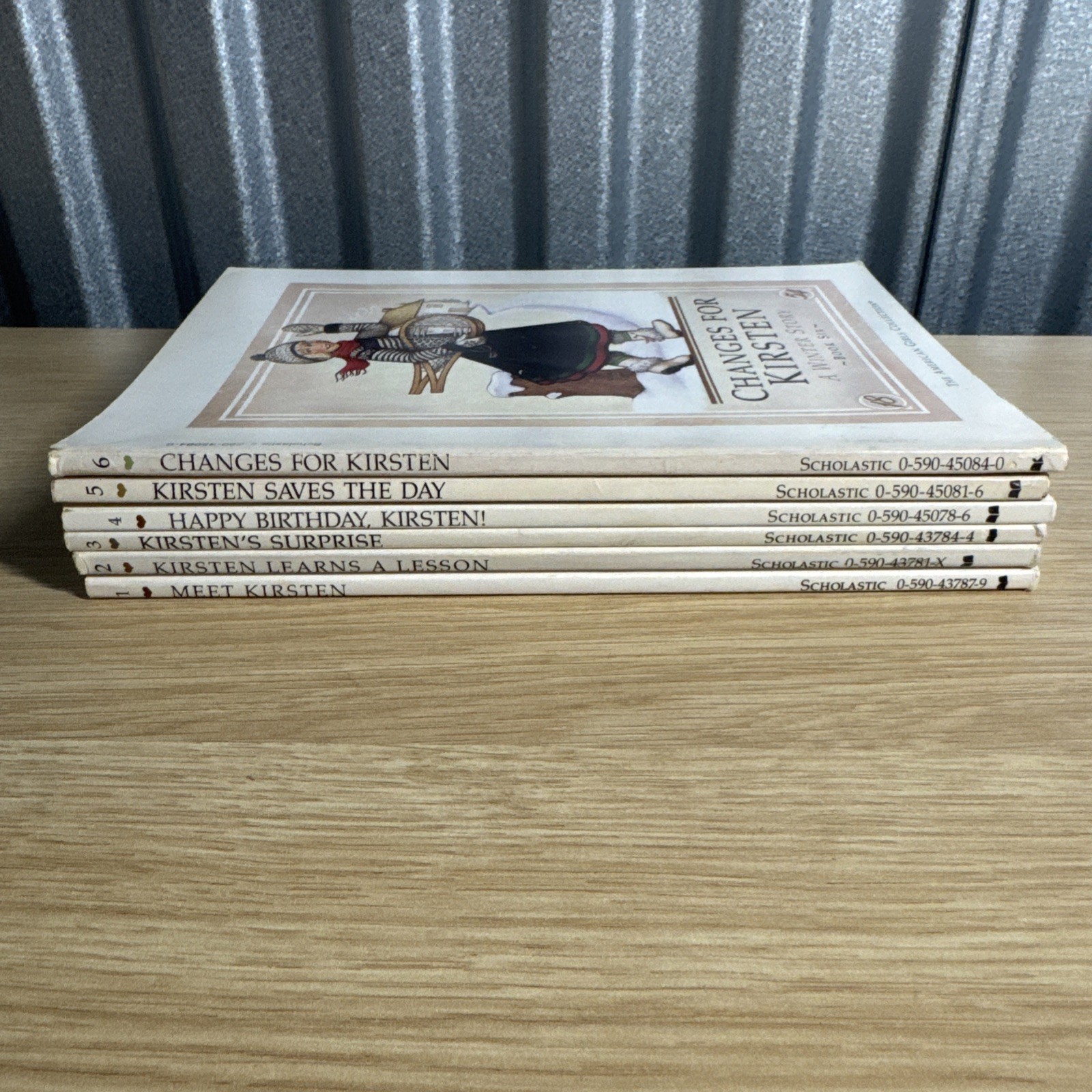 American Girl Kirsten Books 1-6 Complete Set Pleasant Company Vintage PB Lot D
