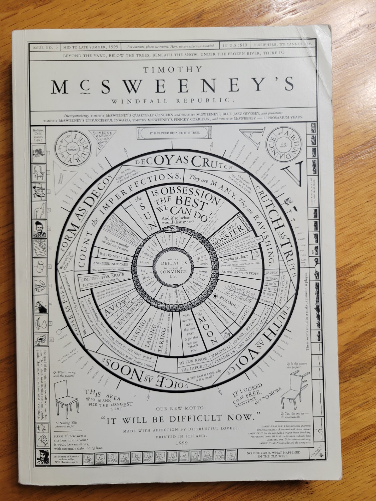 McSweeney’s Quarterly Concerns, Timothy McSweeney’s Windfall Republic Issue #3