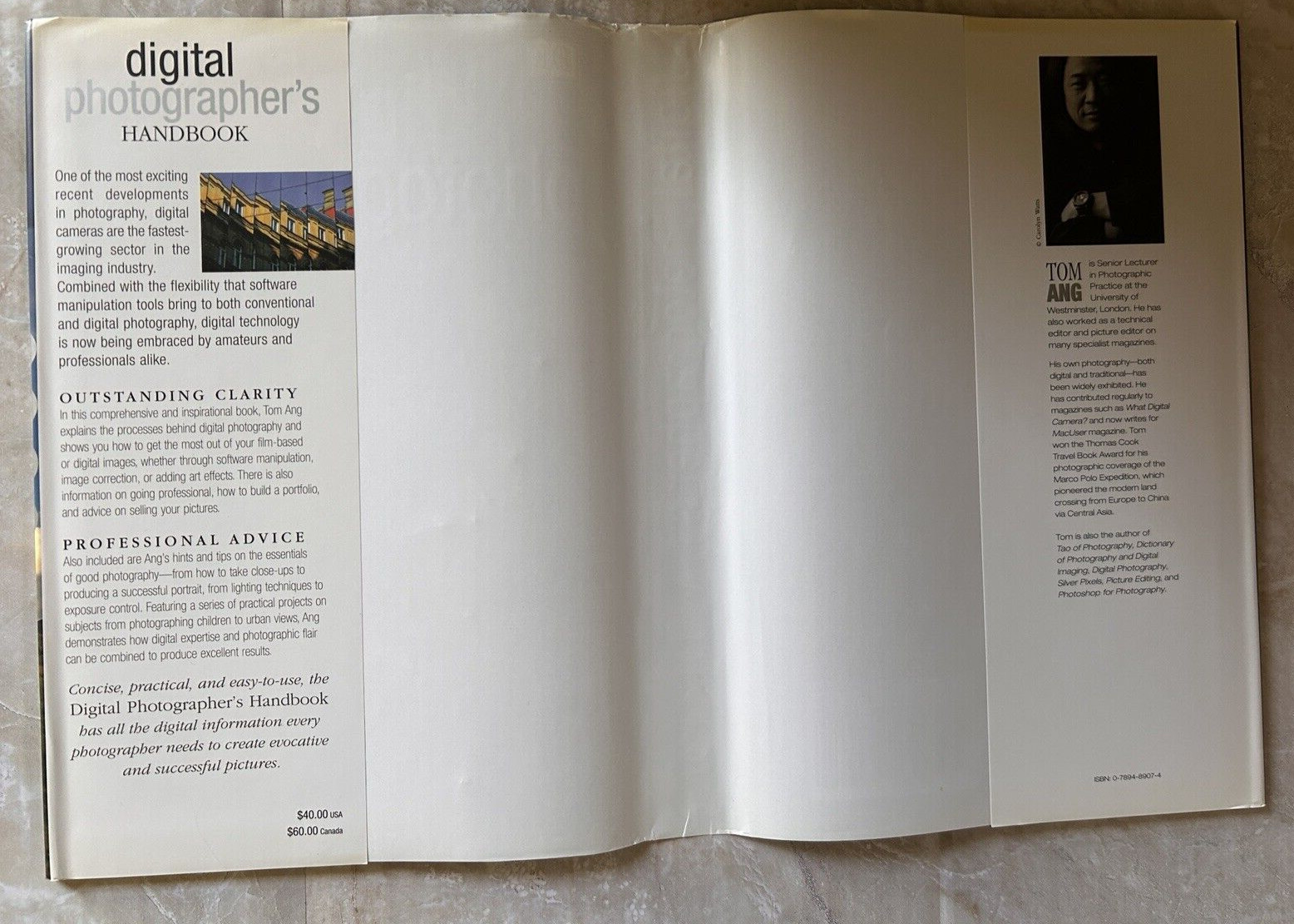 Digital Photographer’s Handbook by Tom Ang ( 2002:HC/DJ ) 1st American Edition