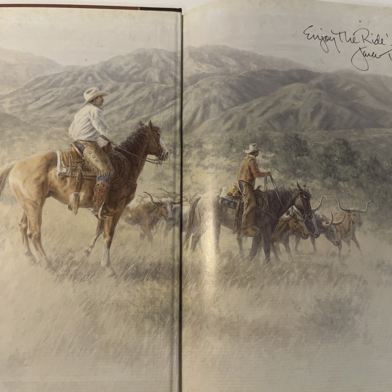 SIGNED- l The Great Trail Ride: Meeting God in the Wide Open Spaces Book Western