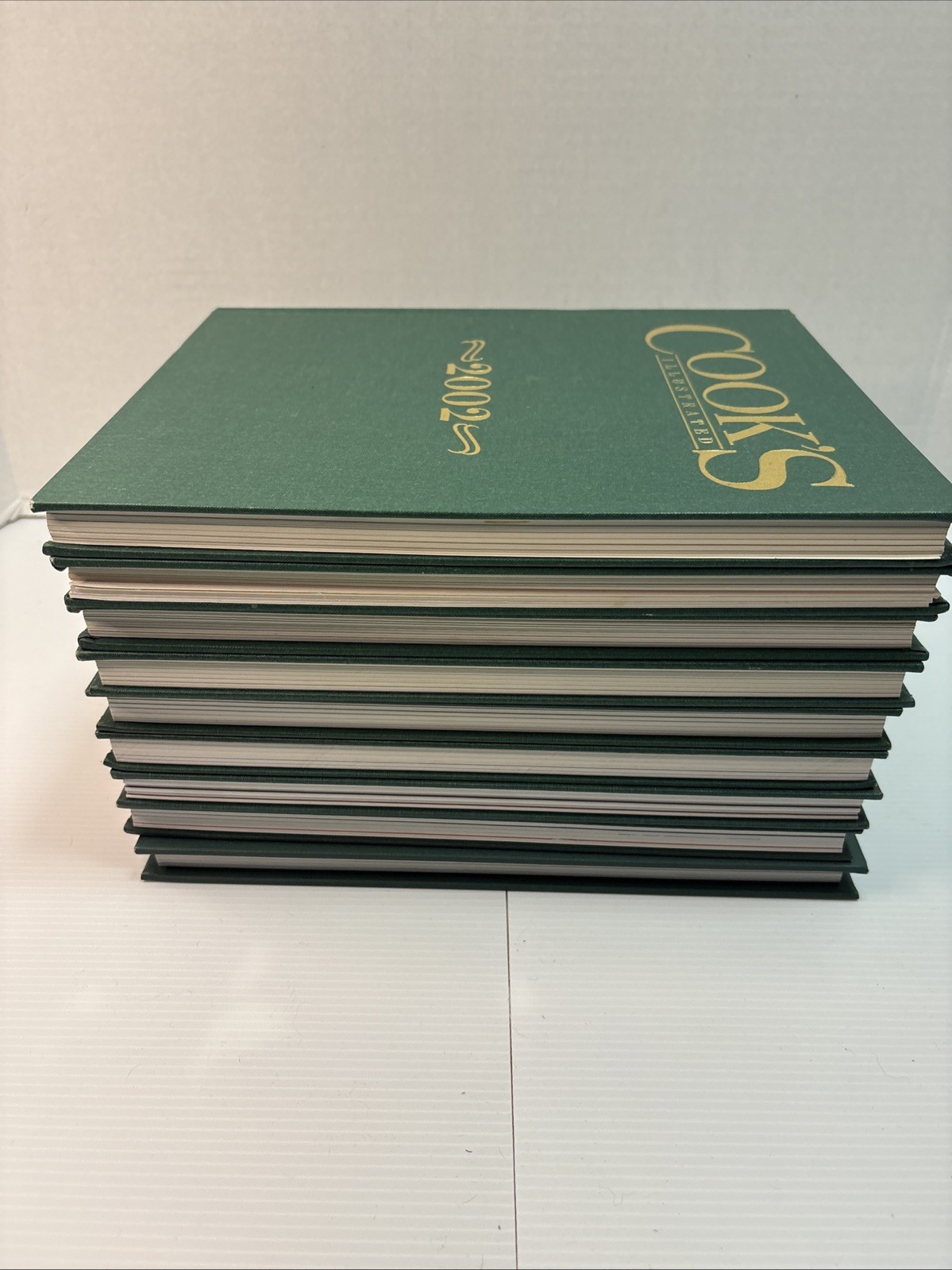 Lot of 9 Cook’s Illustrated Annual Edition Cookbooks 2002 – 2021 Mixed Years
