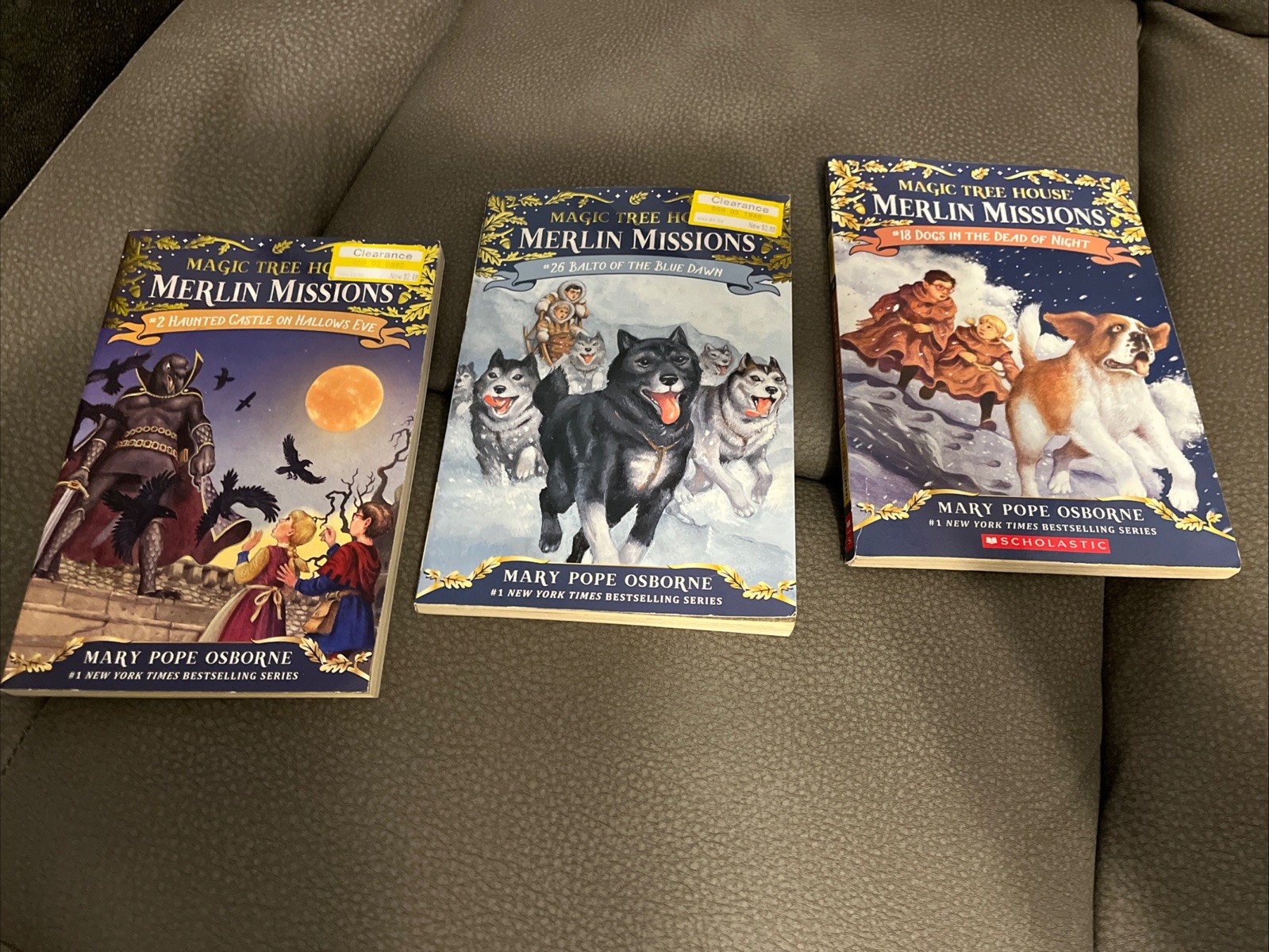 Lot of 3 Magic Tree House Merlin Missions #2 #18 #26 Book Scholastic Books