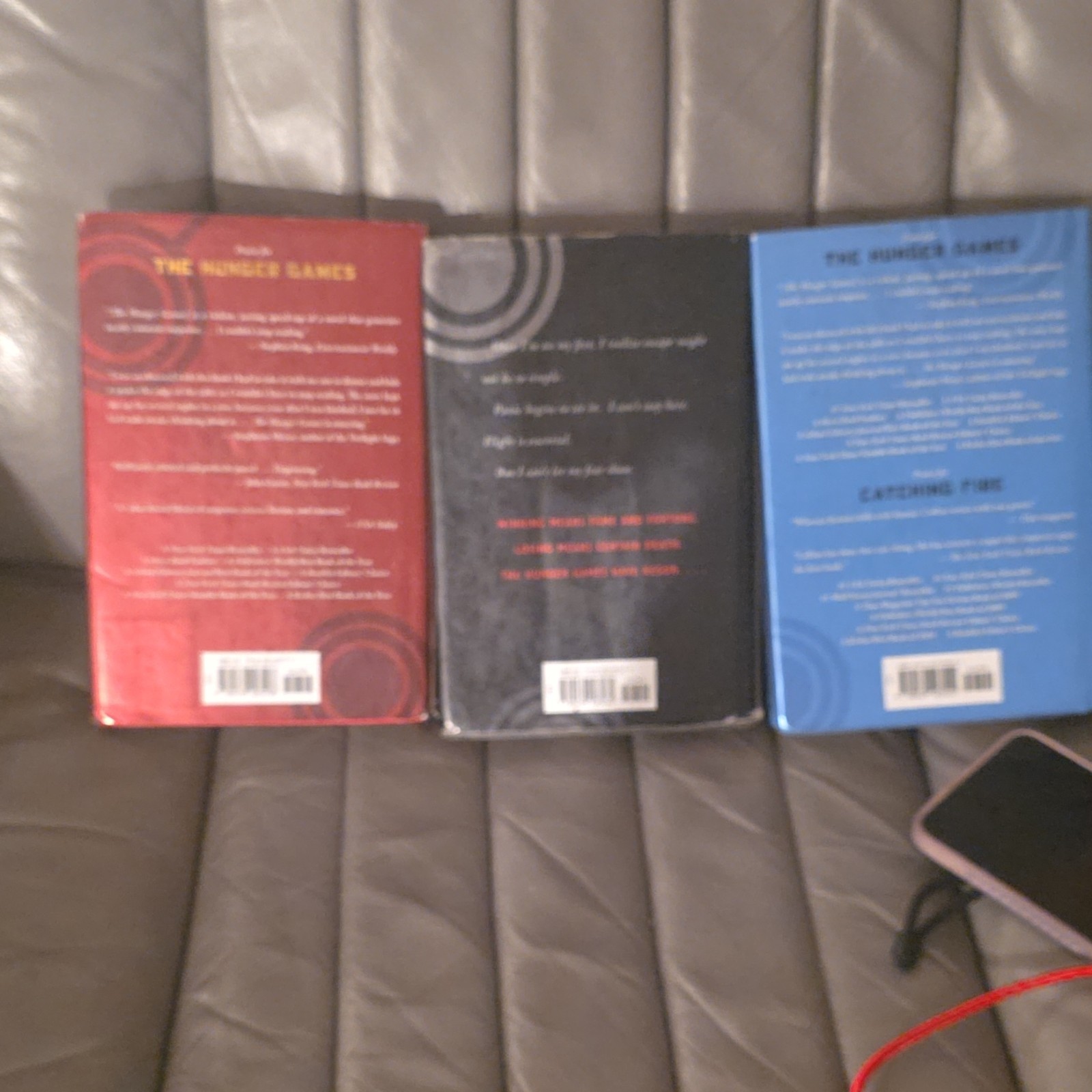 Suzanne Collins The Hunger Games Trilogy Hardcover Set Dust Jacket Scholastic