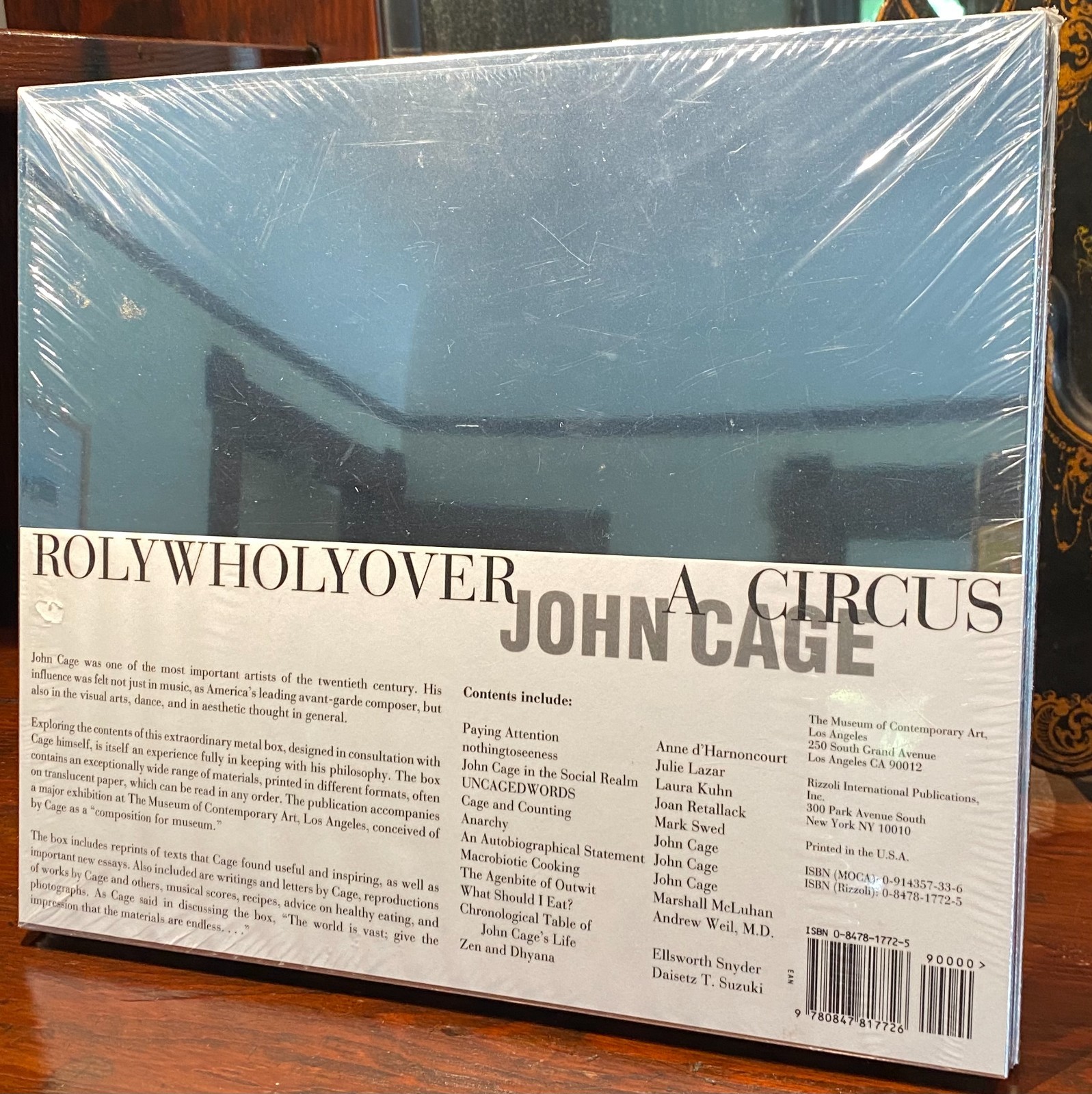 SEALED 1st Edition Rolywholyover, A Circus by John Cage. MOCA, LA & Rizzoli, NY