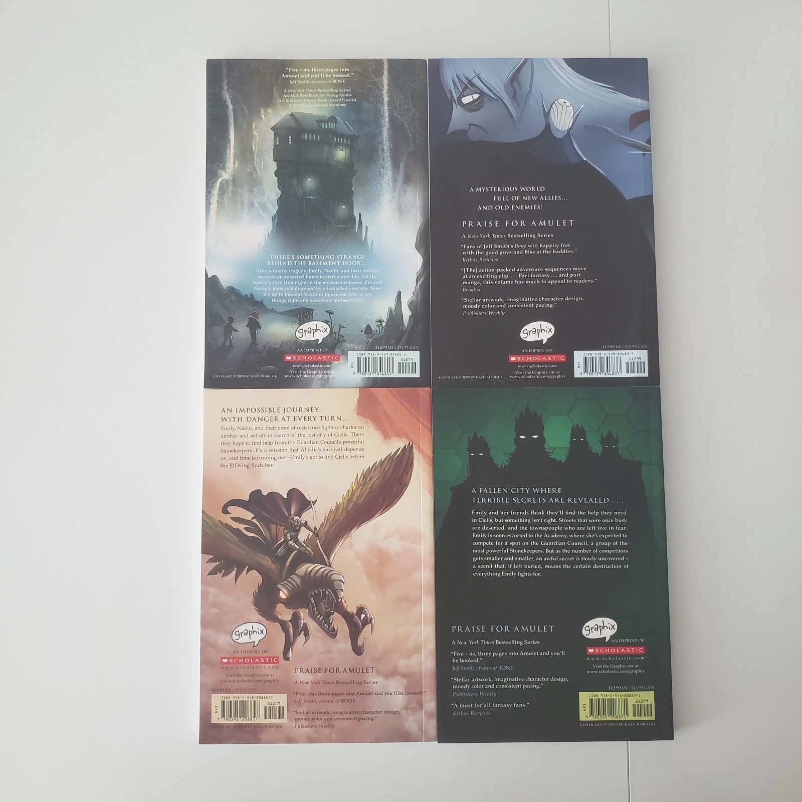 Amulet Complete Box Set Books 1–8 Kazu Kibuishi 2018 TP Graphic Novels