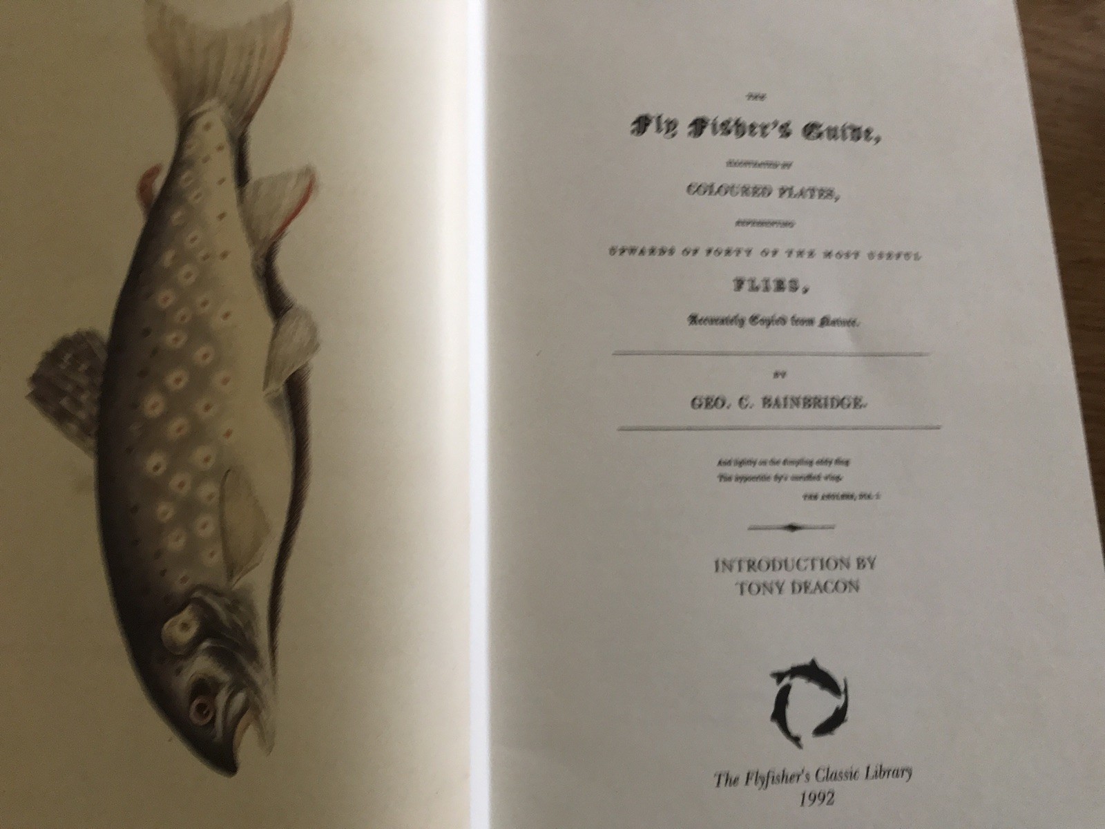 The Fly Fisher’s Guide By Bainbridge