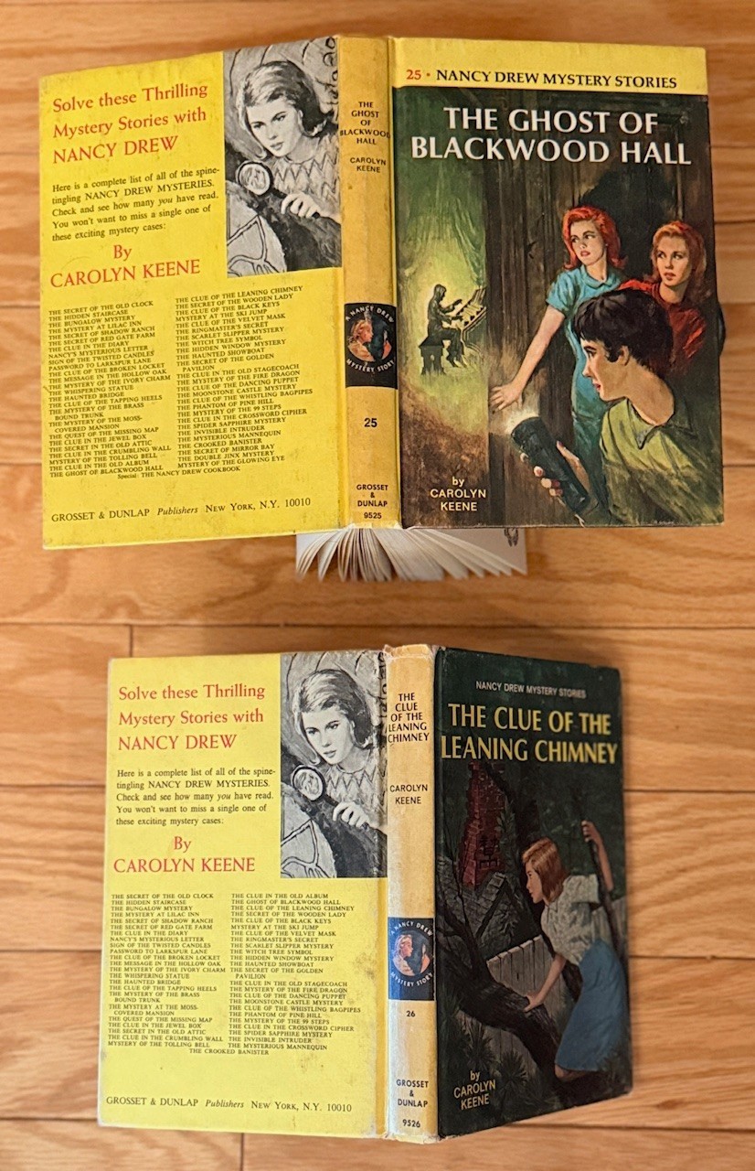 Nancy Drew Build a Bundle Lot Set – Pick 1 or More Yellow Matte White Endpapers