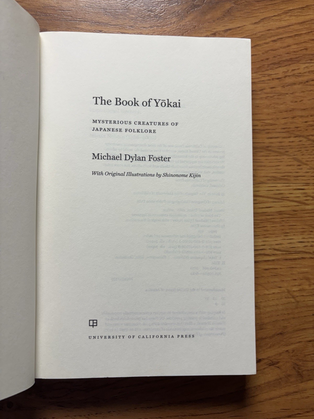 The Book of Yokai: Mysterious Creatures of Japanese Folklore – PB – Pristine