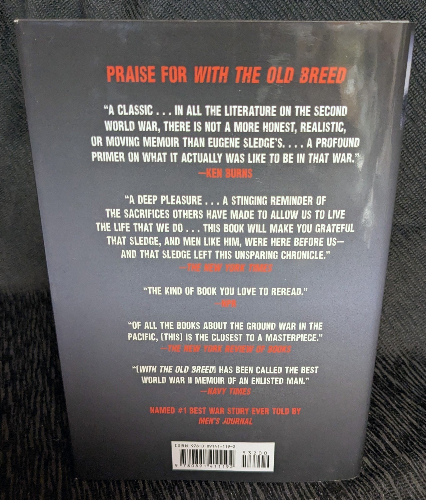 With The Old Breed by E.B. Sledge (HC, 2024) USMC WWII Signed By W Henry Sledge
