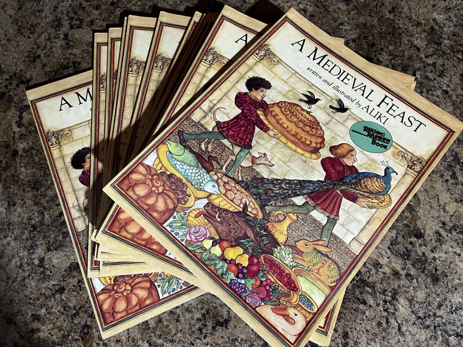 15 Book Lot A Medieval Feast Aliki Reading Rainbow Vintage Paperback Classroom
