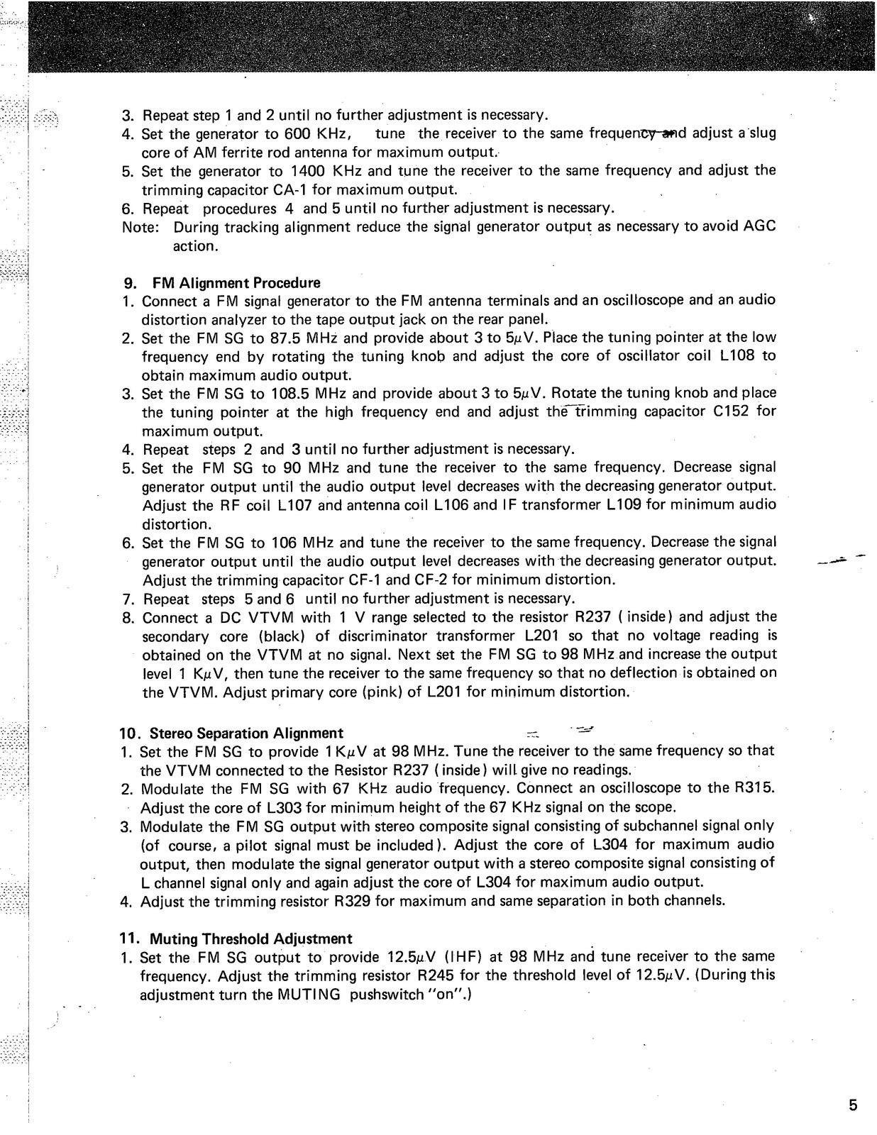 MARANTZ 2220 Service Manual – STEEL WIRE BOUND – DURABLE JACKET
