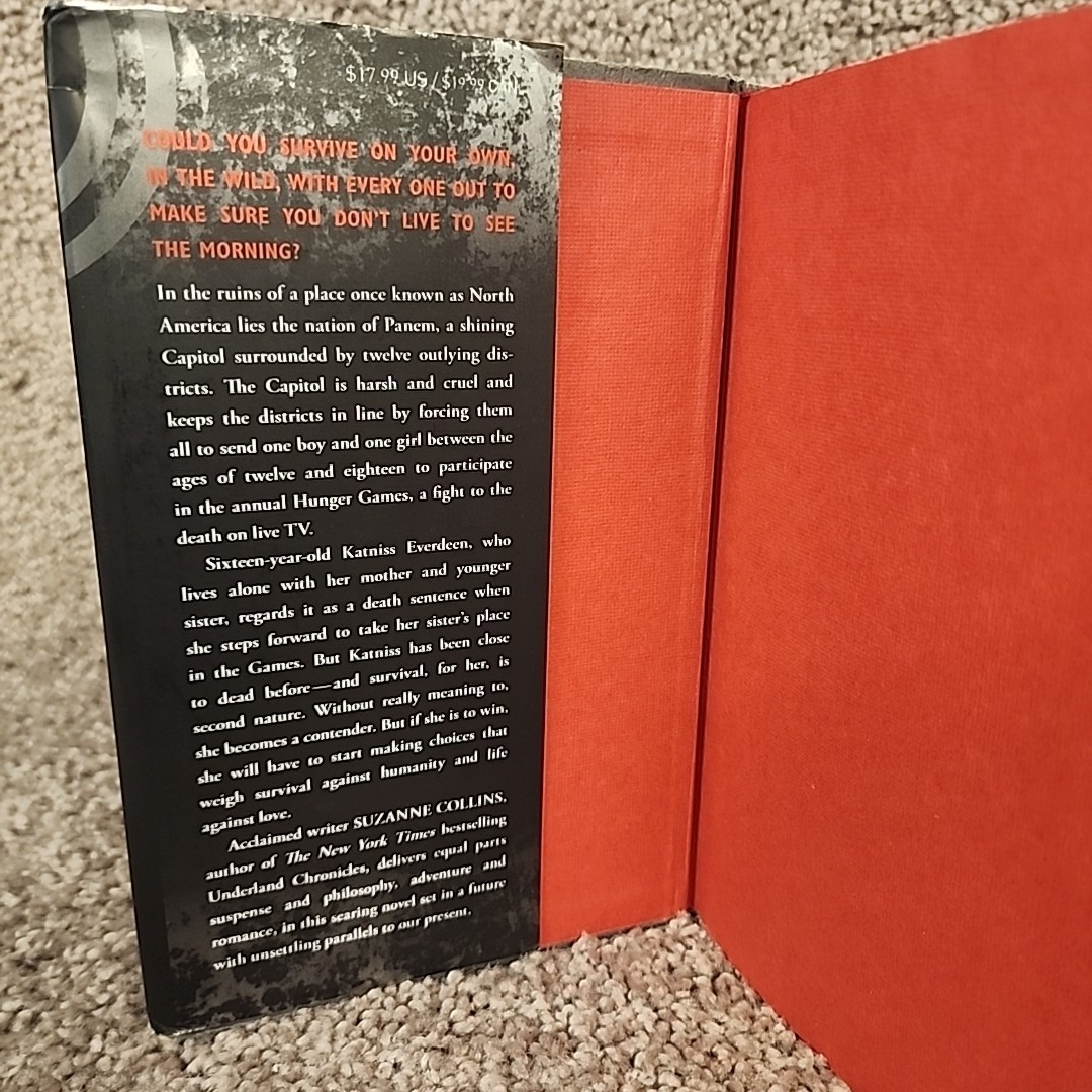 THE HUNGER GAMES – First Edition – 12th Print 2008- Suzanne Collins