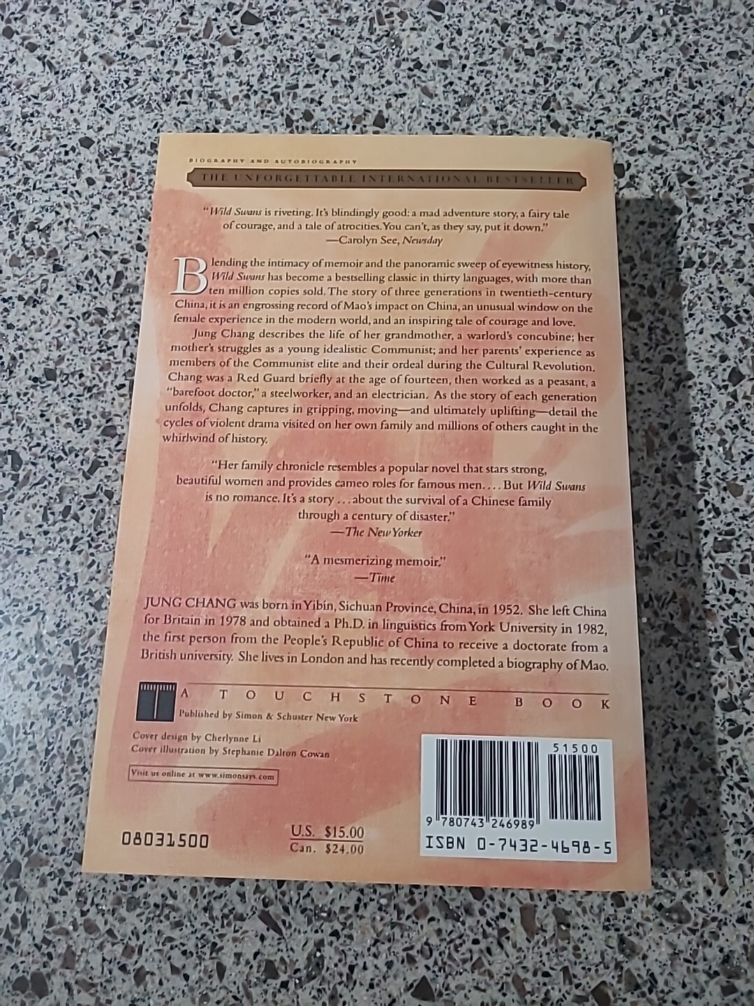 Wild Swans : Three Daughters of China by Jung Chang (2003, Trade Paperback)