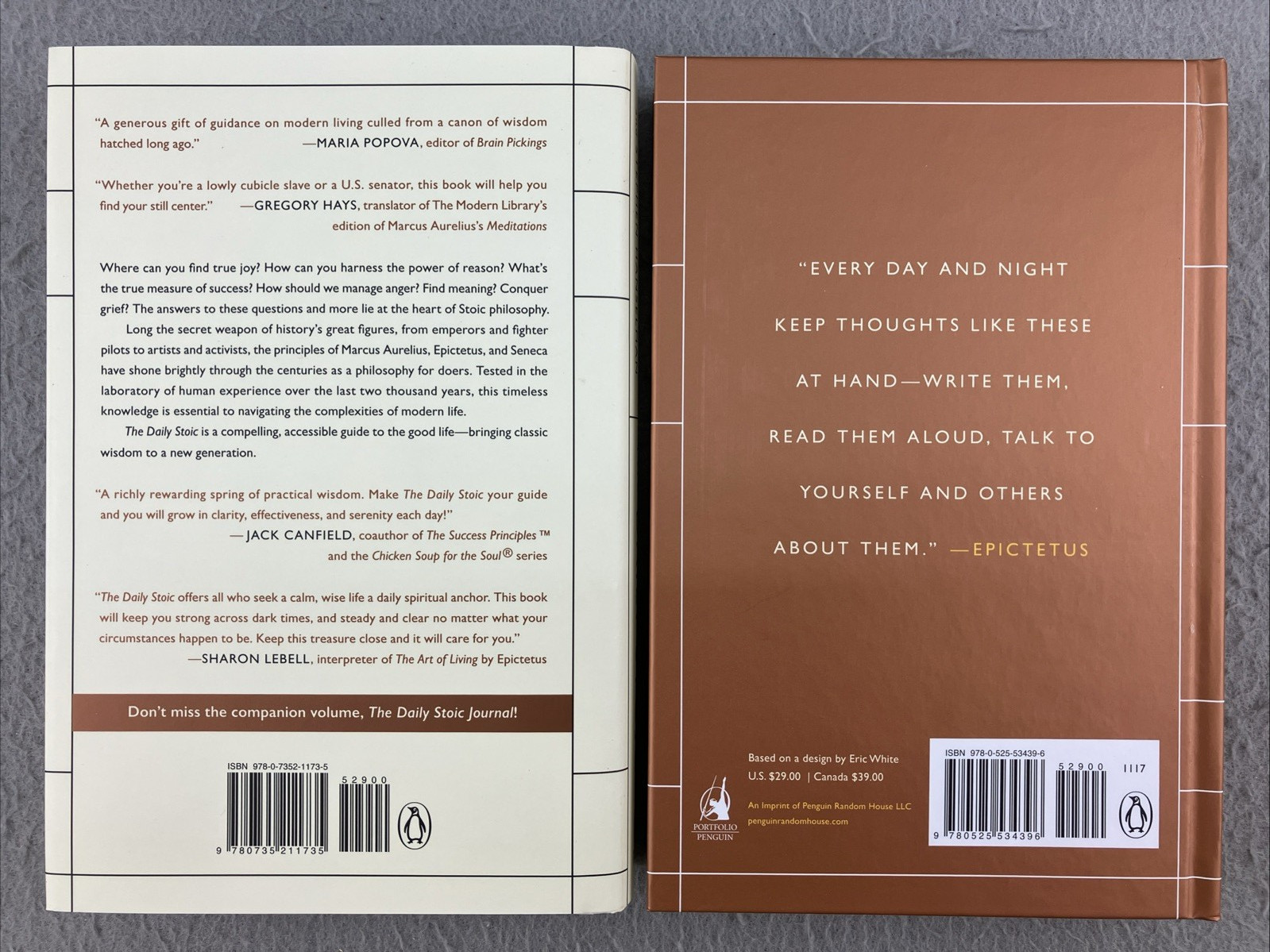 The DAILY STOIC Boxed Book Set by Ryan Holiday and Stephen Hanselman 2 Volumes
