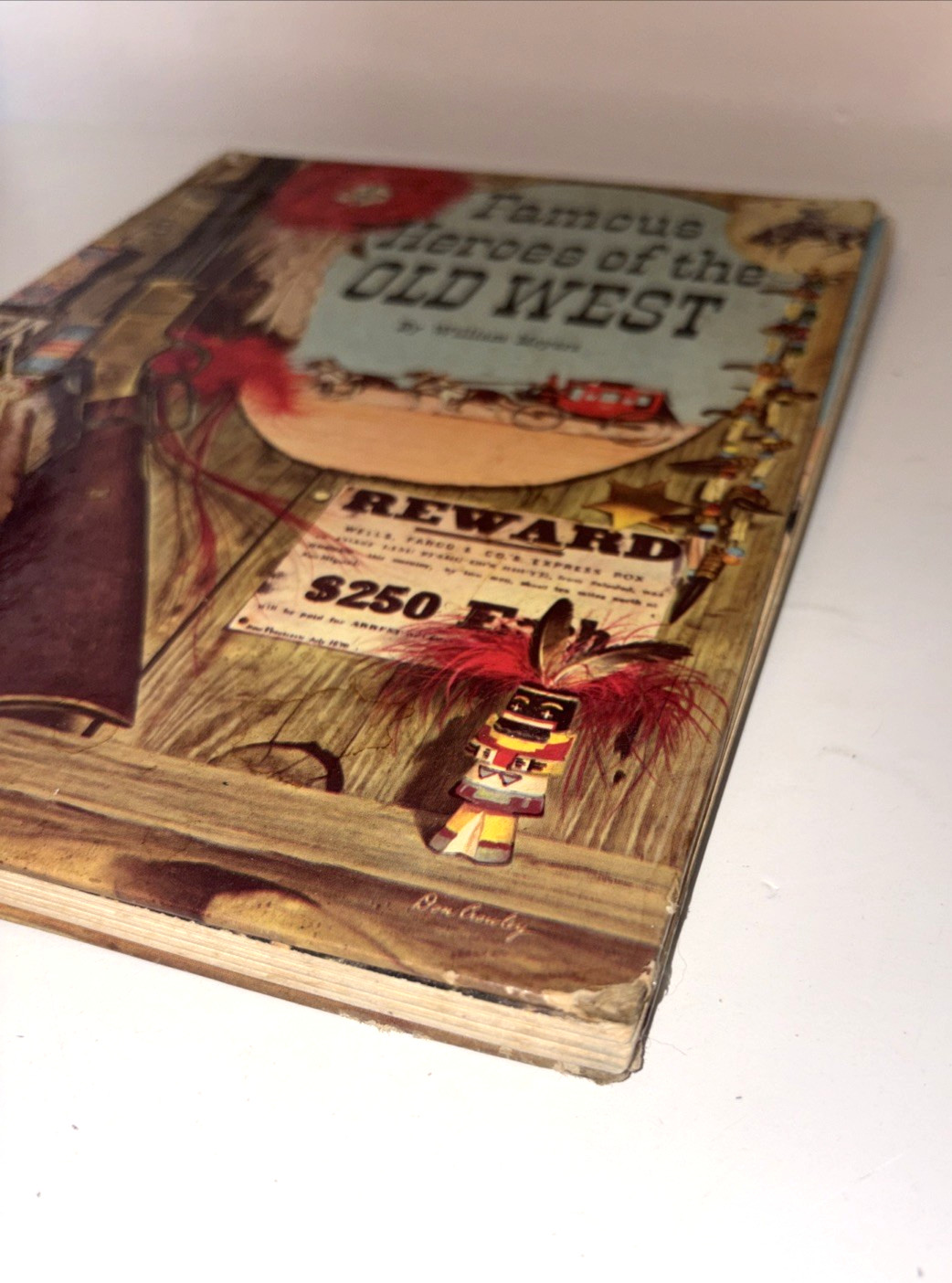 Famous Heroes of The OLD WEST by William Moyers (1957 1st Edition Hardcover)