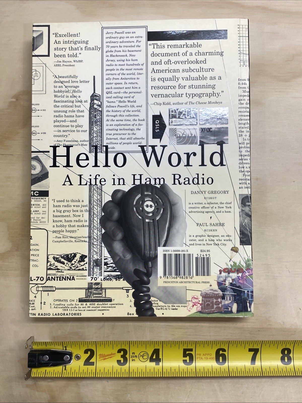 Hello World a Life in Ham Radio by Paul Sahre & Danny Gregory 2003 PB book Good