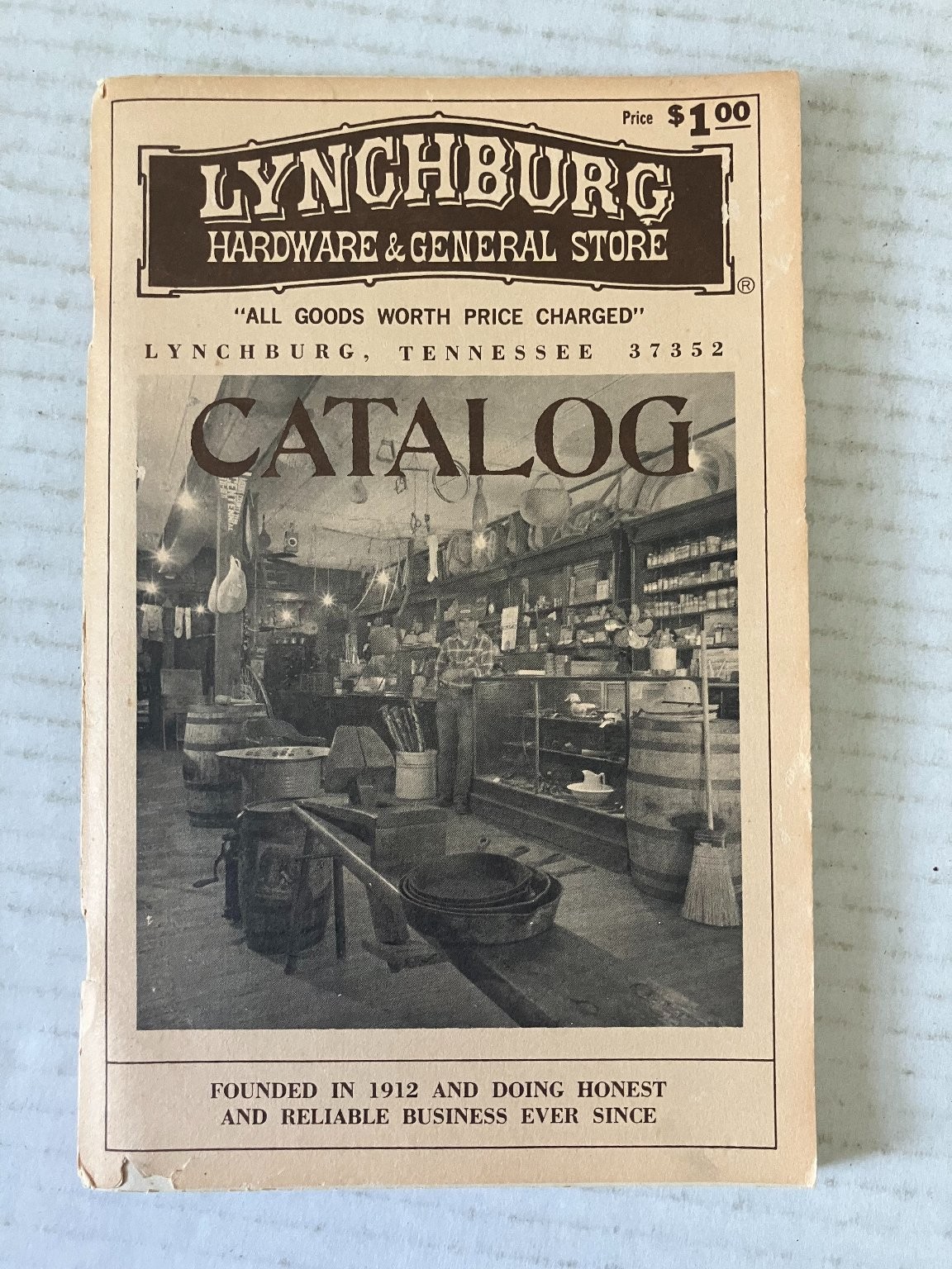 Lynchburg Hardware General Store Catalog Jack Daniel’s Vintage Collectible