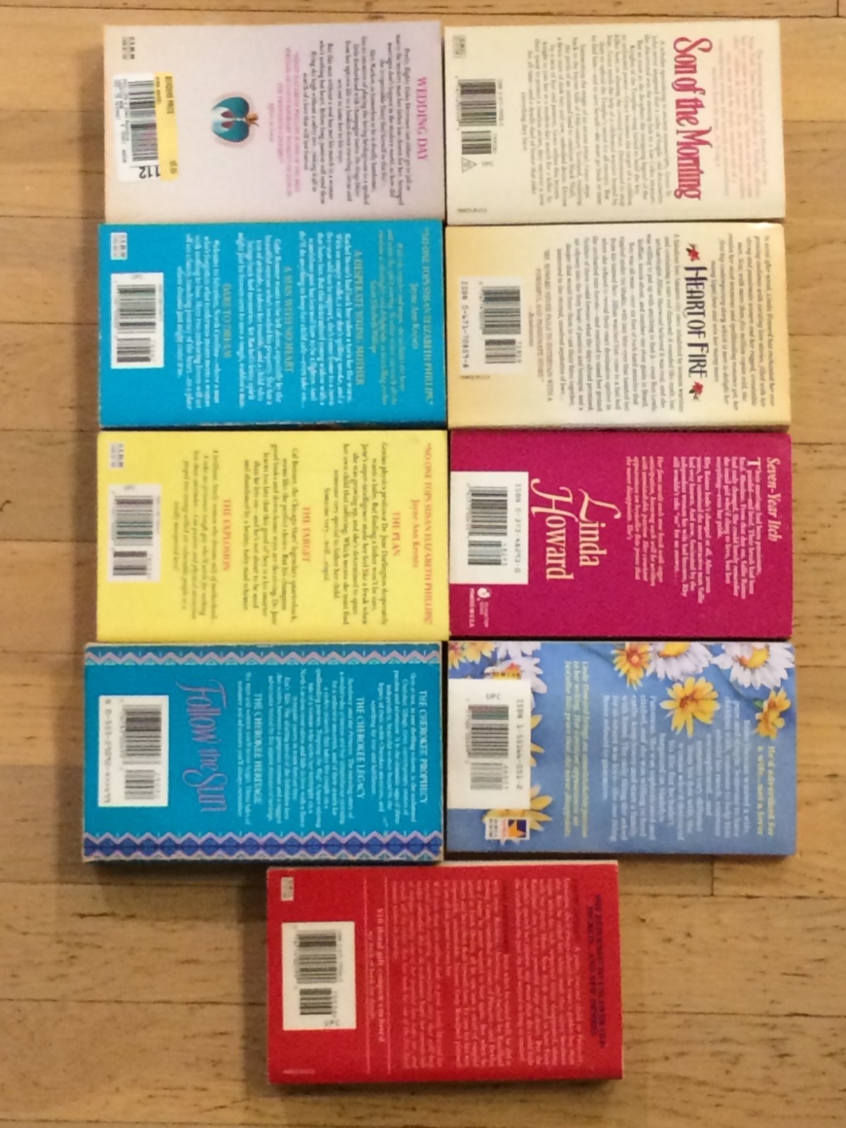 Qty 9 – Random Romantic Novels – Misc Authors – Paperback lot 3