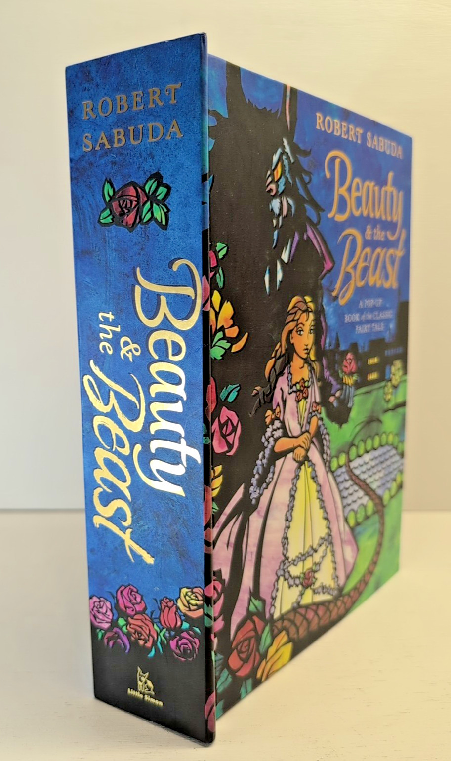 SIGNED! ROBERT SABUDA BEAUTY AND THE BEAST POP-UP BOOK OF THE CLASSIC FAIRY TALE