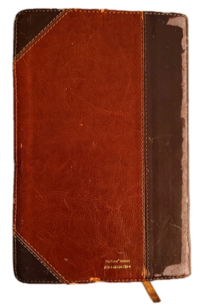 Holy Bible ESV English Standard Version Thinline Ed. Trutone Brown Crossway 2002