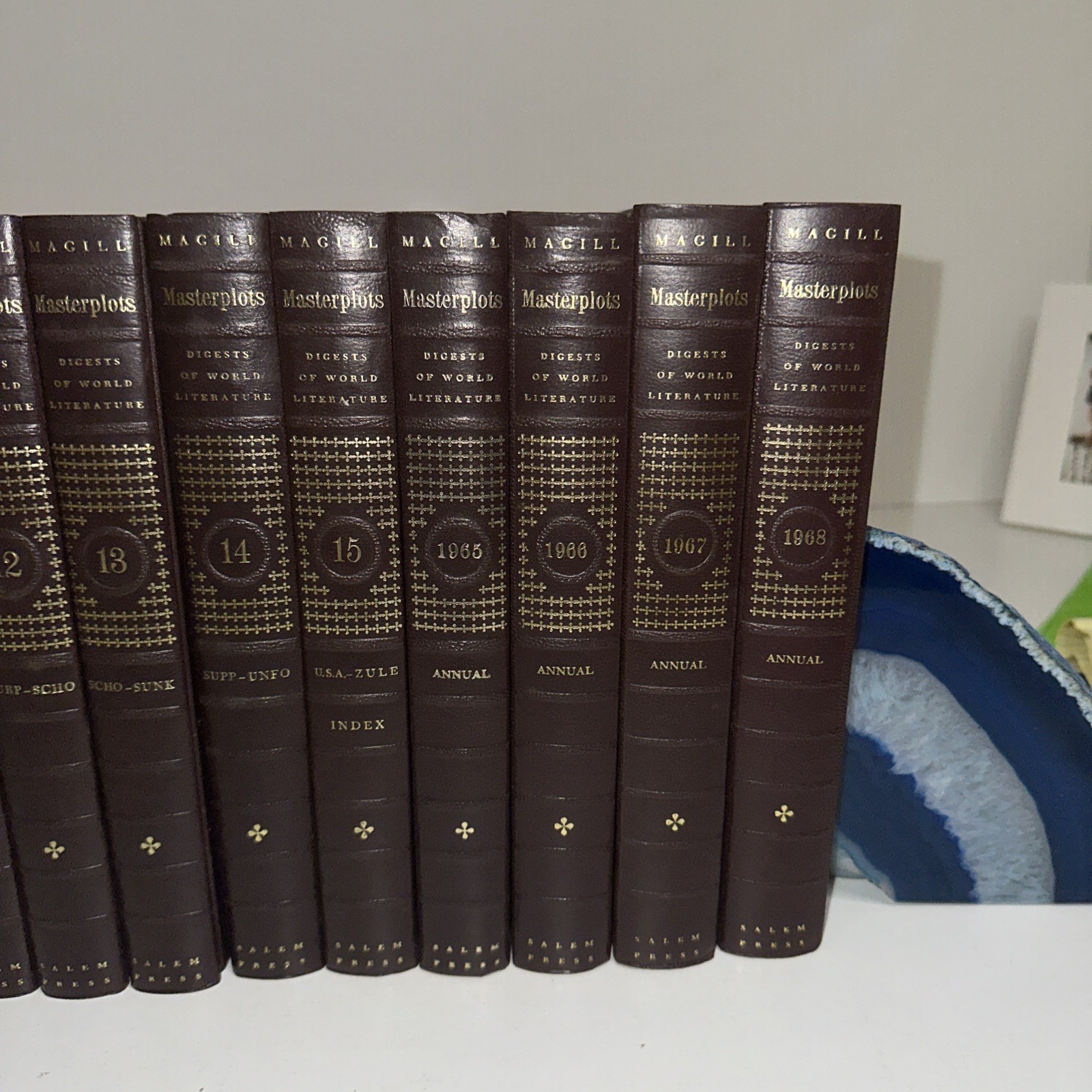 Masterplots Digests of World Literature 15 Vol Set Complete Plus 4 Annual 65-68