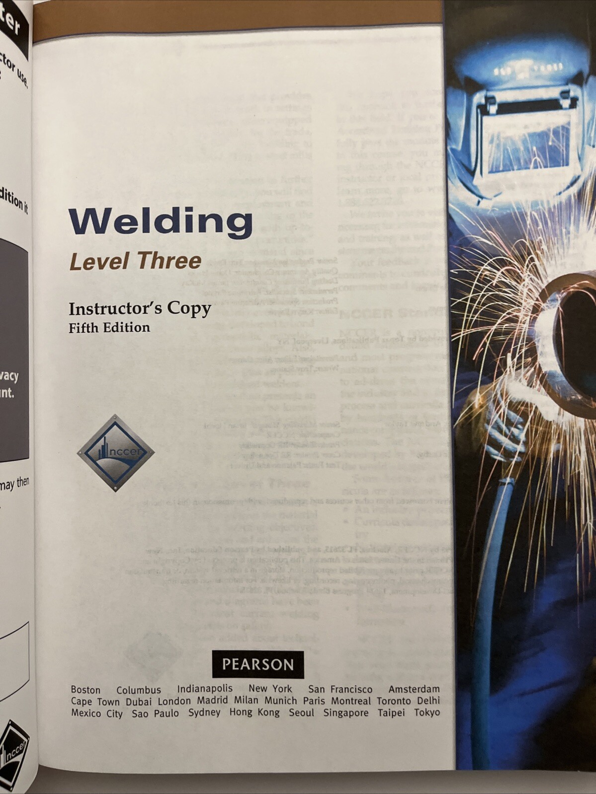NCCER Welding Level 3 Lesson Plans + Instructor Copy – 5th Edition