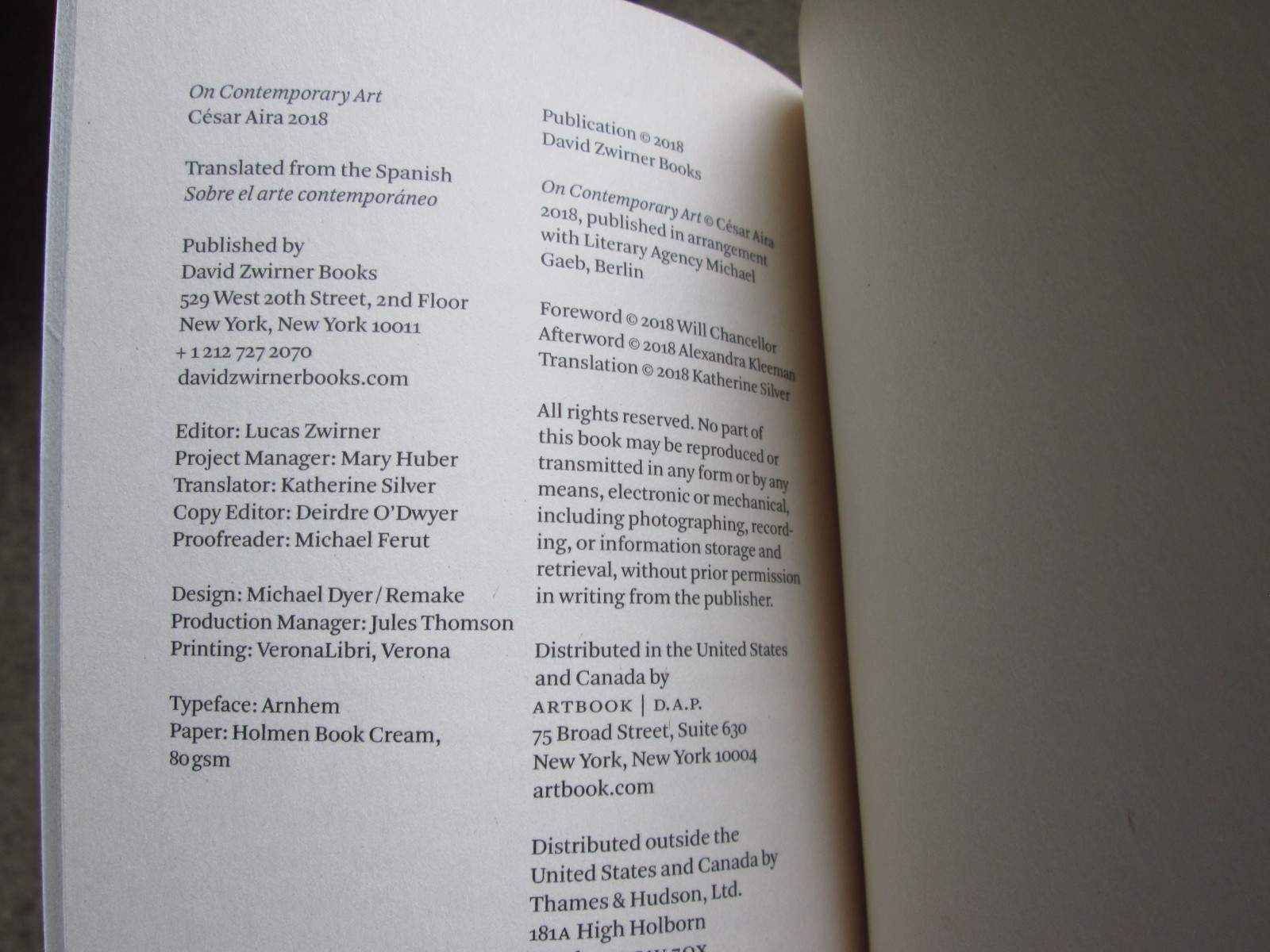 16 Cesar Aira paperback 1st printings US editions
