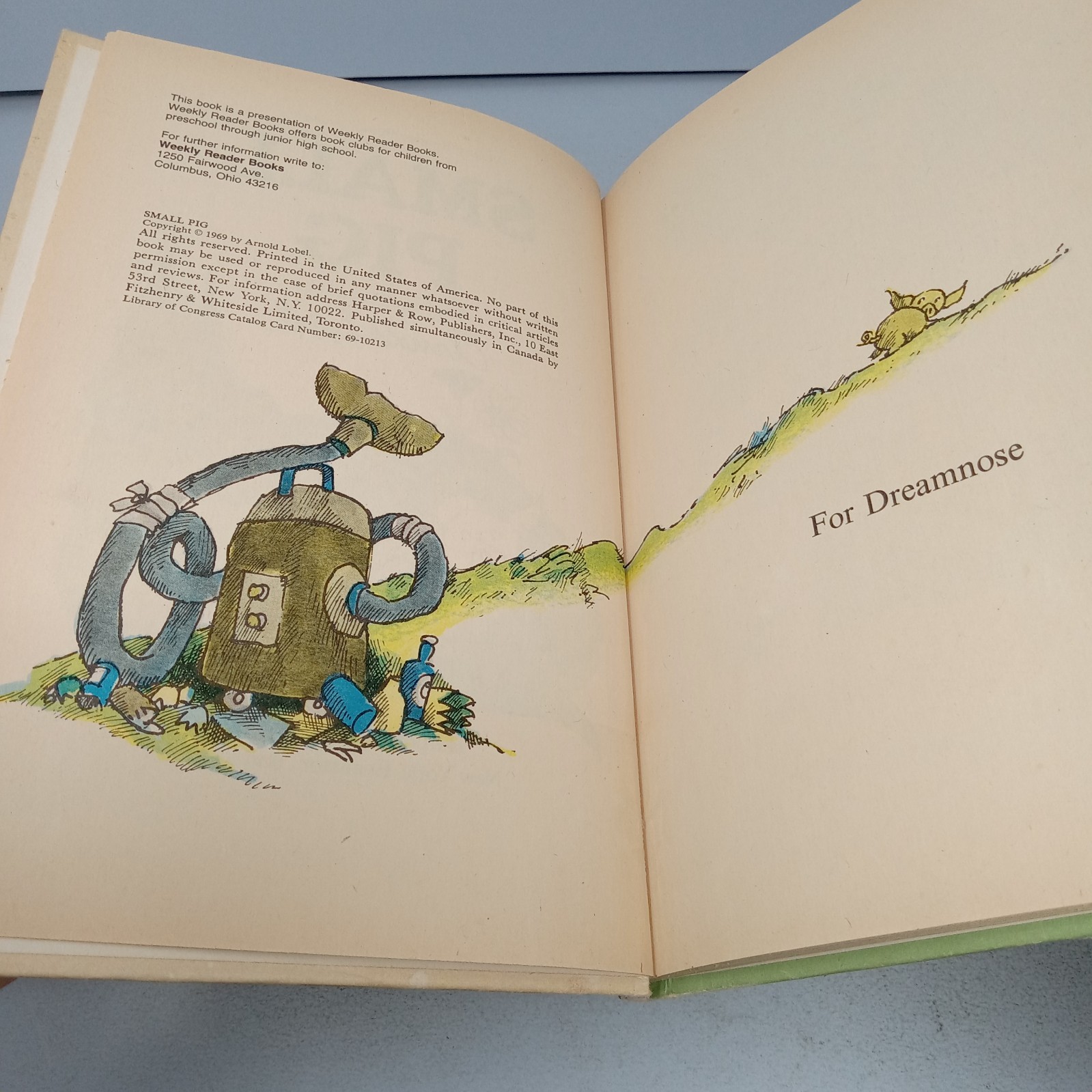 Small Pig: 1969 Harper & Row Hardcover by Arnold Lobel
