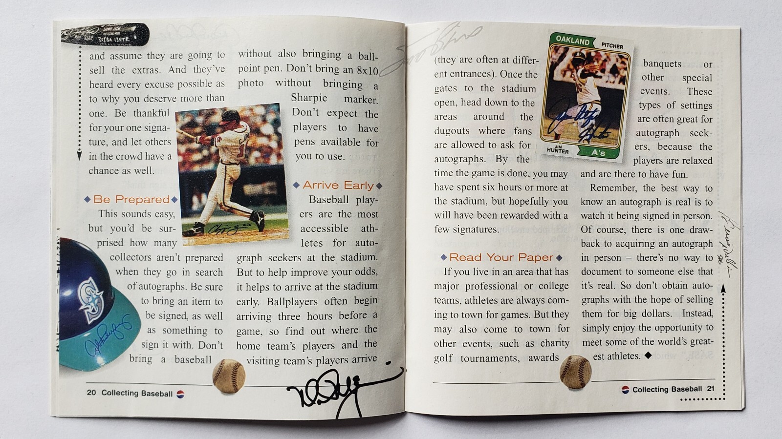 Vintage 2001 Pepsi Collecting Baseball Cards Booklet Magazine Comic MLB Mint