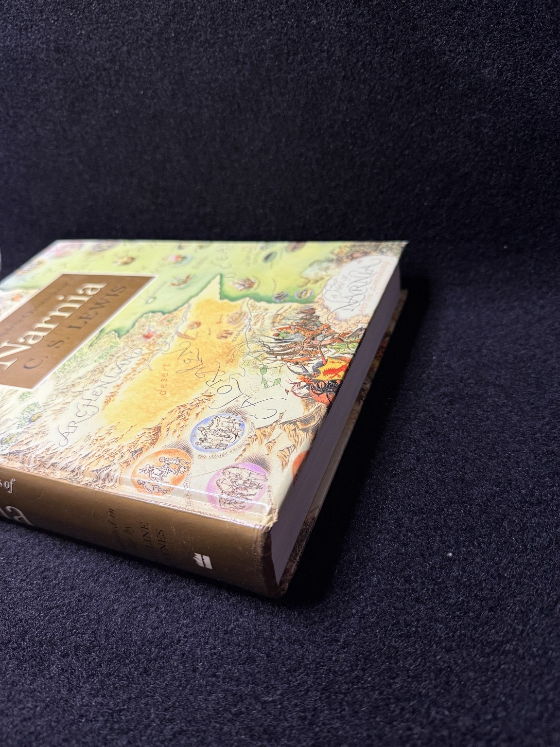 Complete Chronicles of Narnia C.S. Lewis Illus Pauline Baynes HarperCollins HC