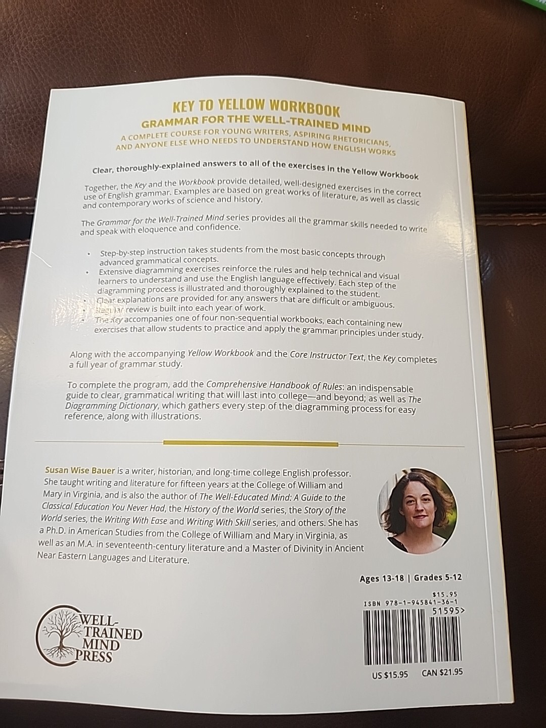 Grammer For The Well Trained Mind Yellow Workbook Key