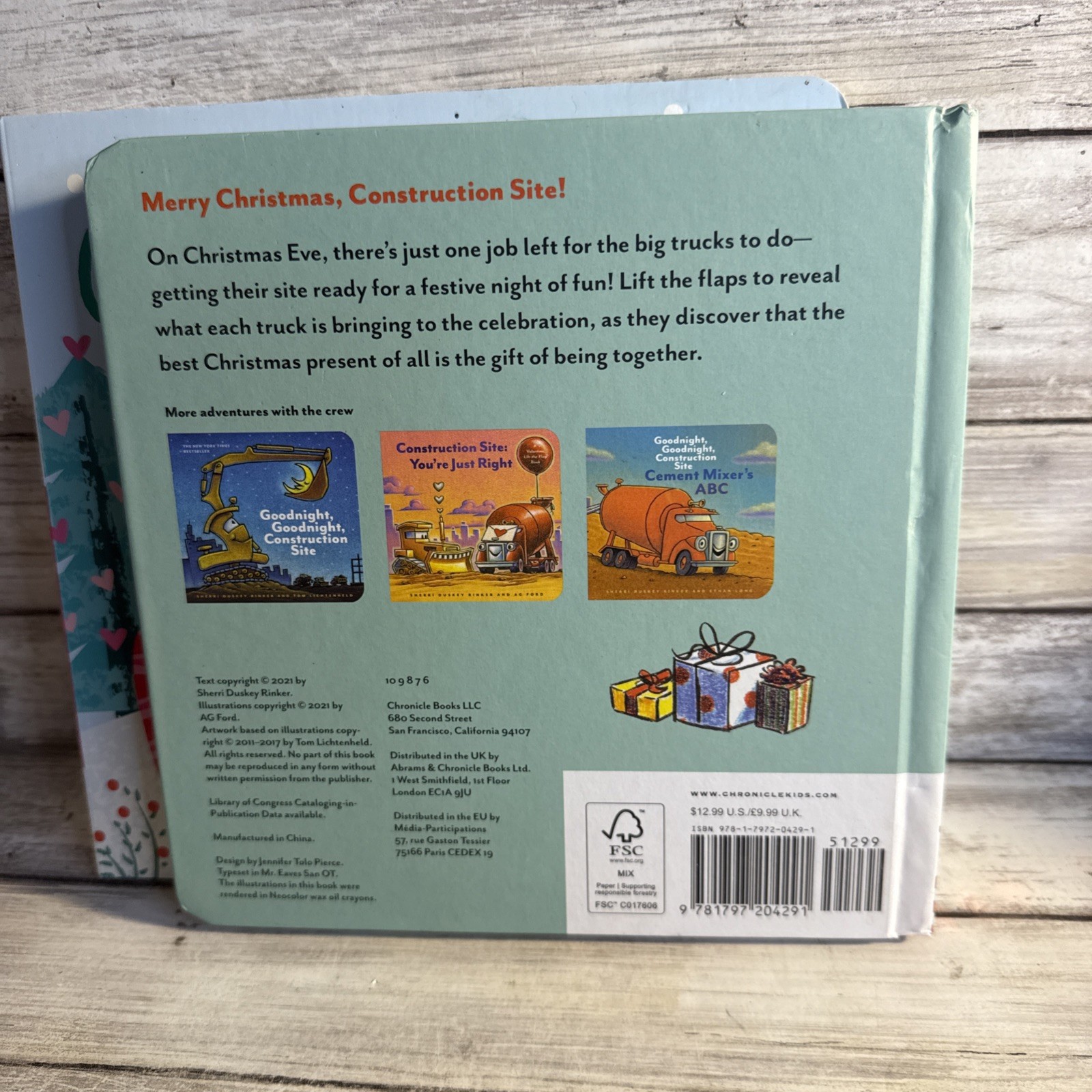 NEW! Lot Of 3 Christmas Touch Feel Experience Books Tow Truck Joe, + 2 More