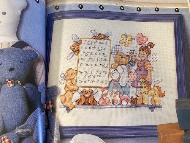 Cross Stitch Angels Book Hardcover Over 30 Designs 105 Pages 2004 UK