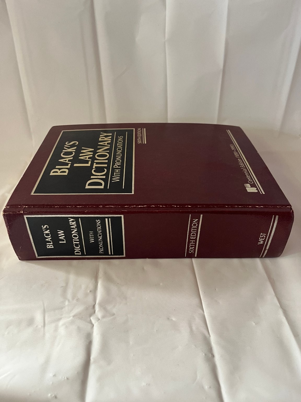 Black’s Law Dictionary Henry Campbell Black 1990 Sixth Ed Centennial West