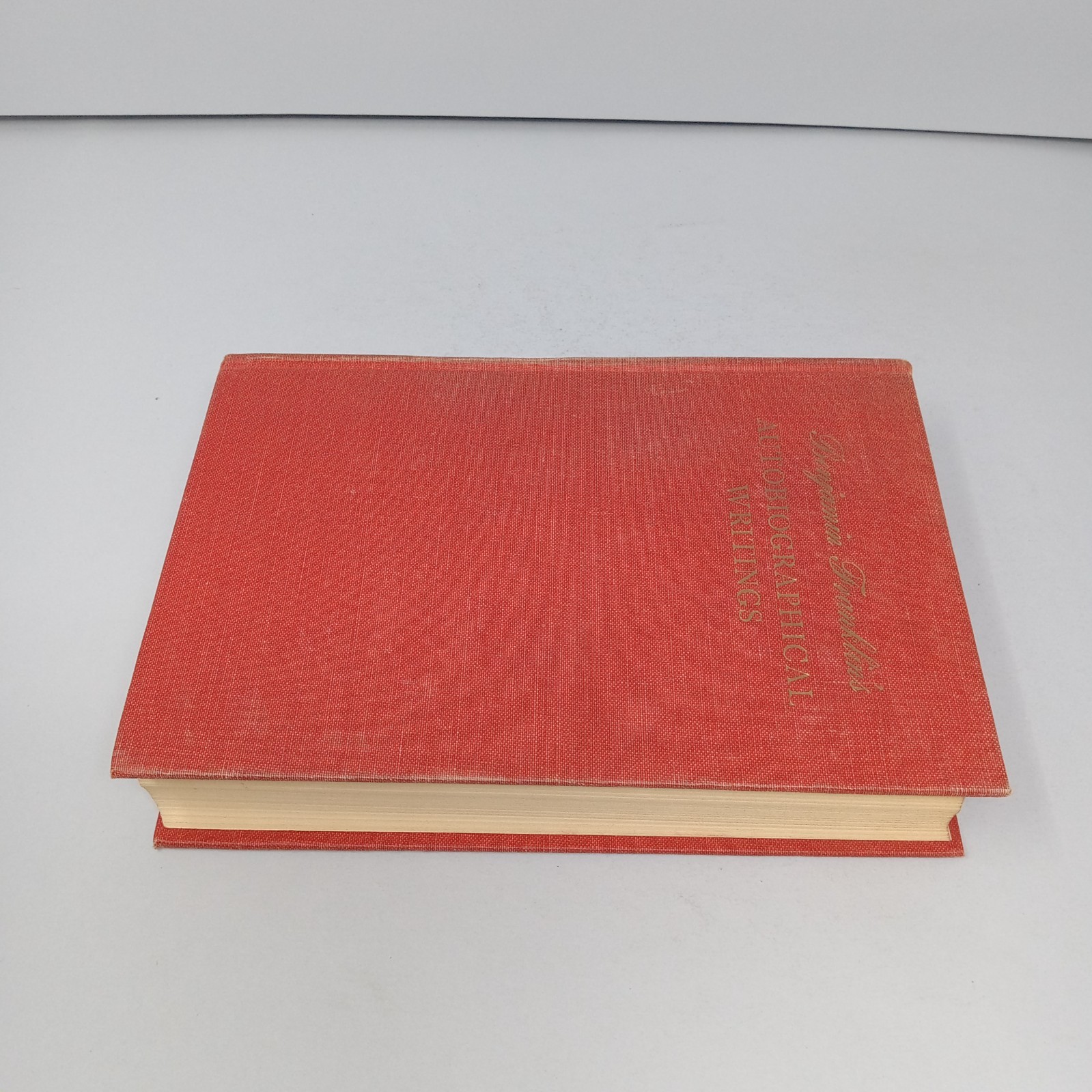 Benjamin Franklins Autobiographical Writings 1952 Viking Press HC Carl Van Doren