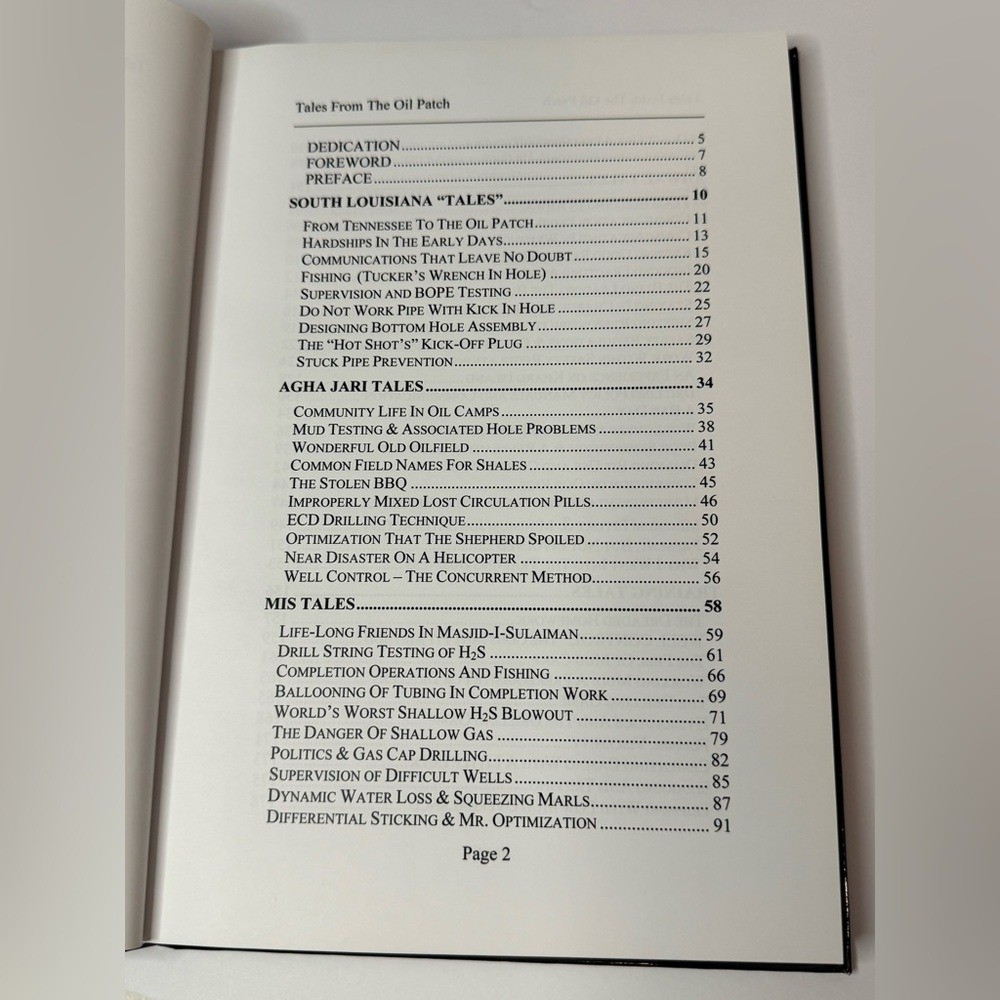 Tales from the Oil Patch by William J. Murchison, Drilling Schools, Inc. 2003