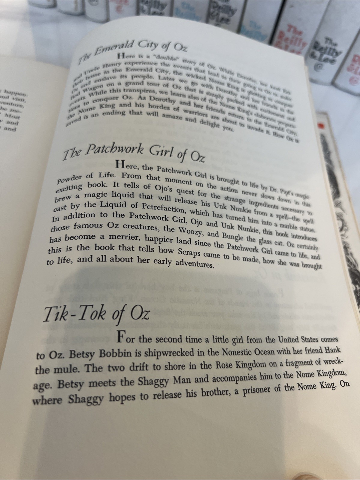 Wizard of OZ L. Frank Baum 14 Books Hardcover Reilly & Lee White Edition 1960’s!