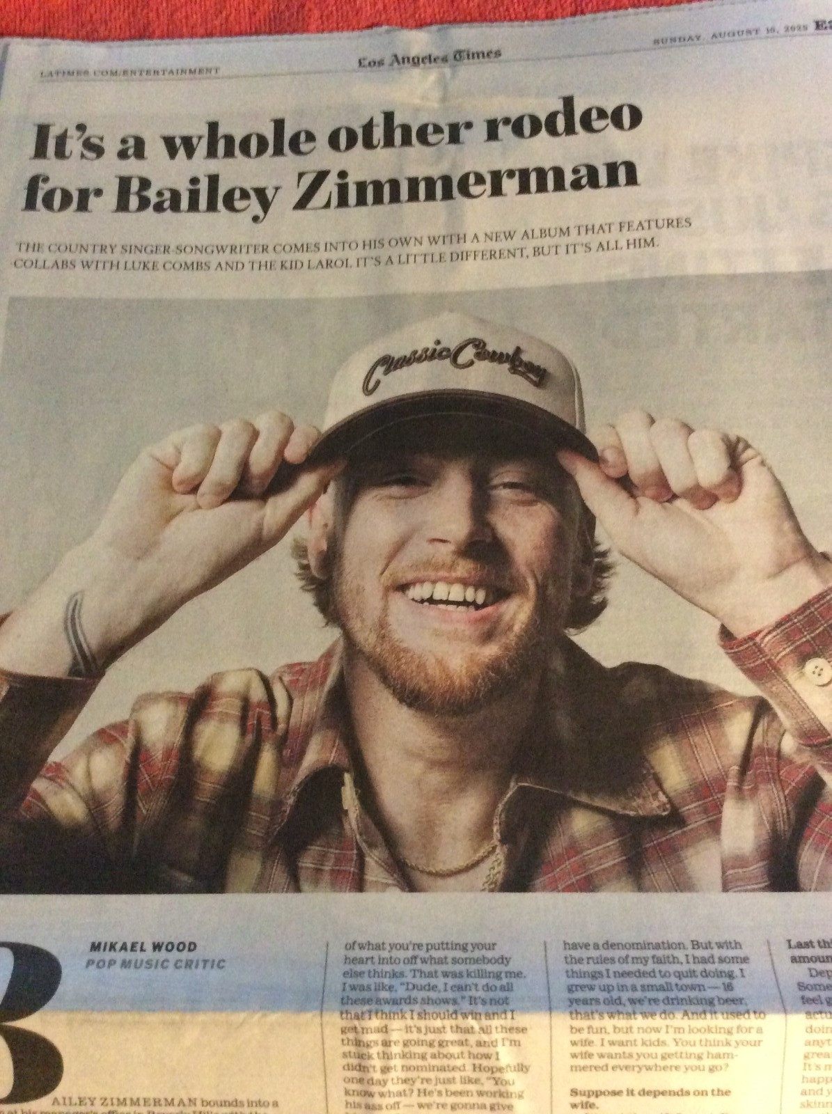 LA TIMES ENTERTAINMENT AUGUST 10 2025 SPIKE LEE BAILEY ZIMMERMAN WASHINGTON
