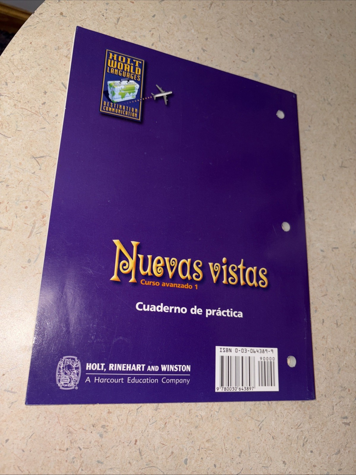Nuevas Vistas Course 1 : Cuaderno de Practica, Student Ed, No Writing